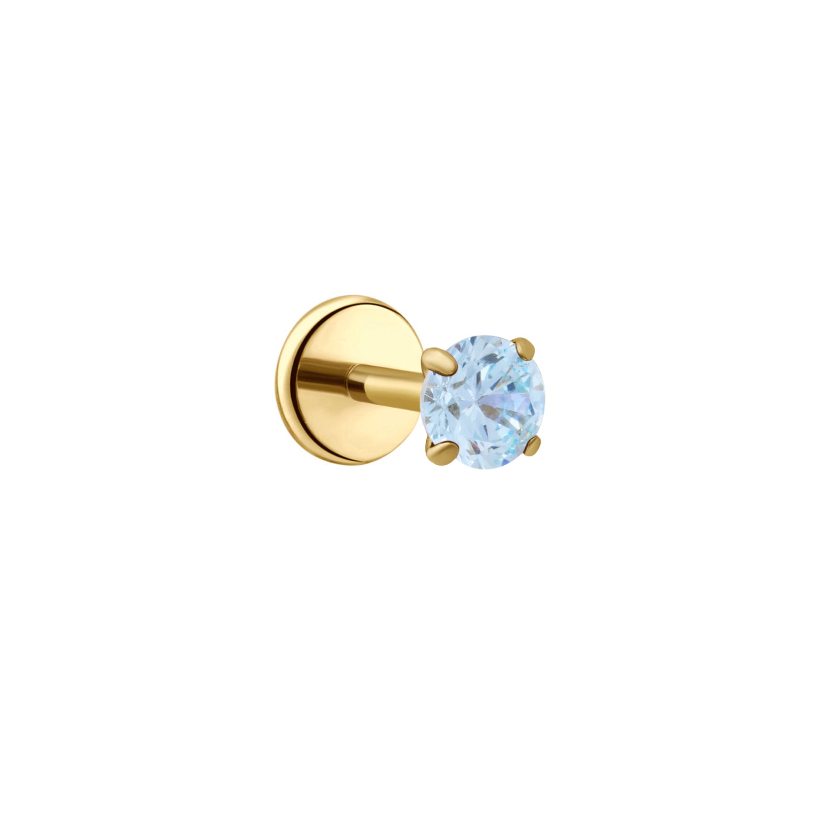 Birthstone Flat Back Stud