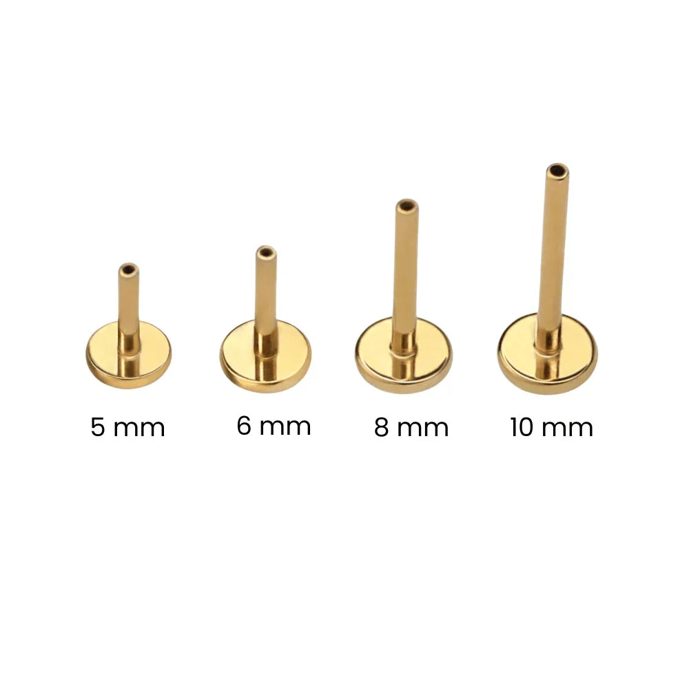 Flat post earring backs deals