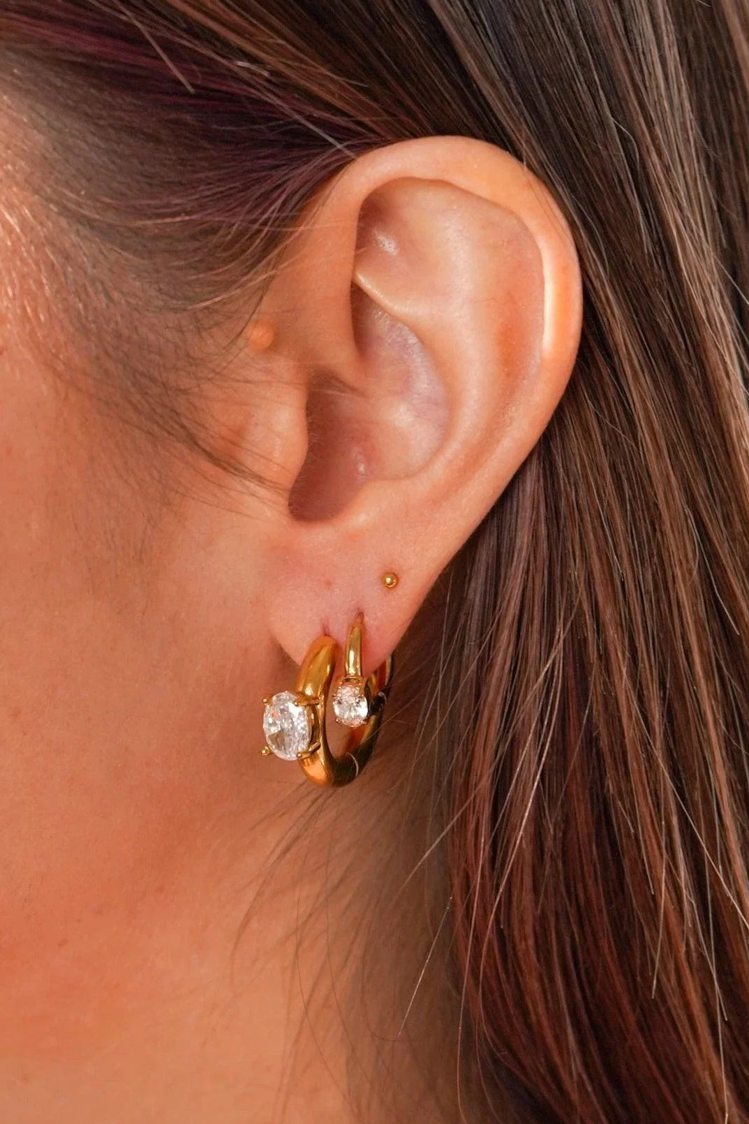 2mm Micro Dot Flat Back Stud - Titanium