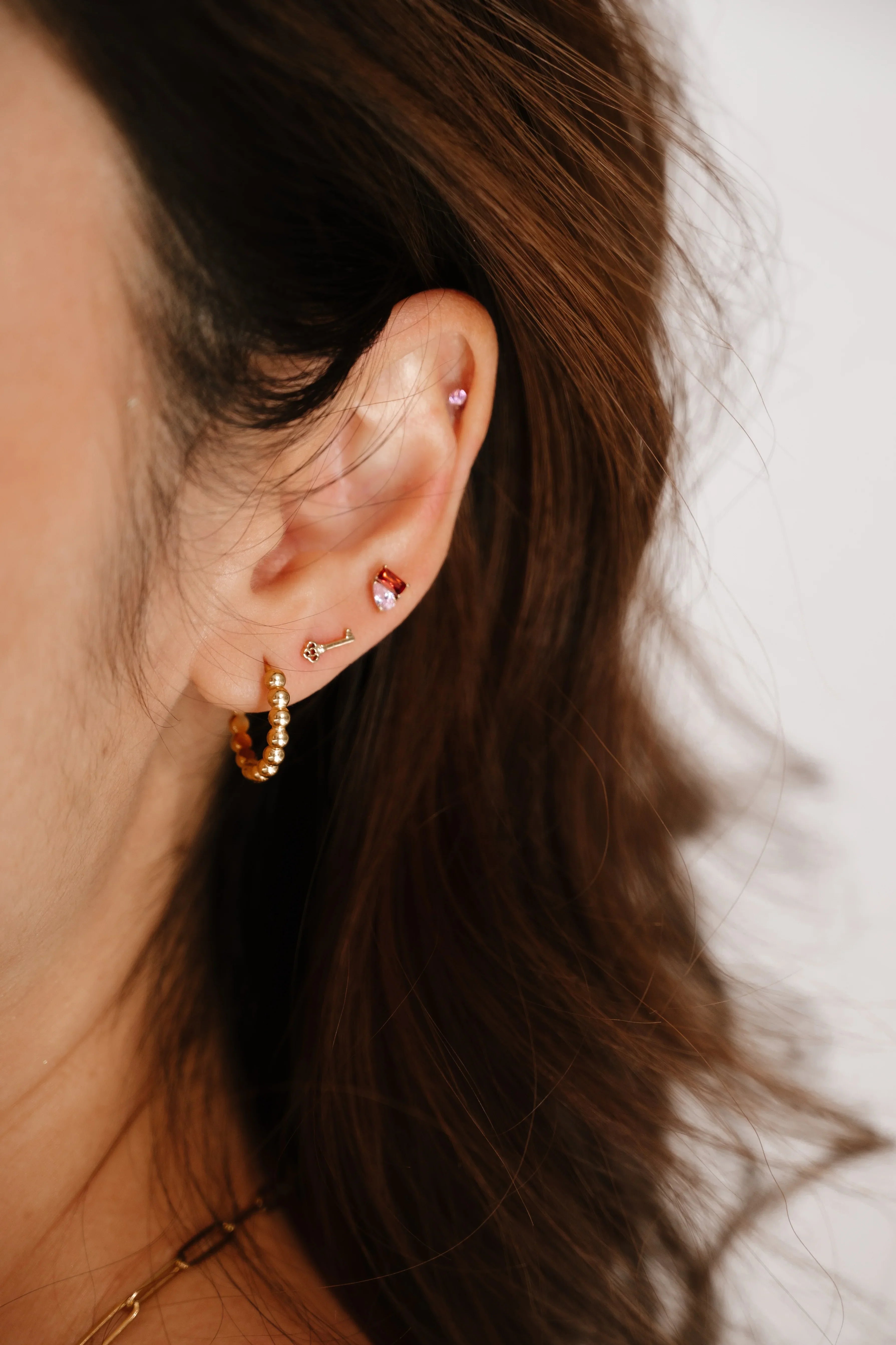 Toi et Moi Flat Back Stud