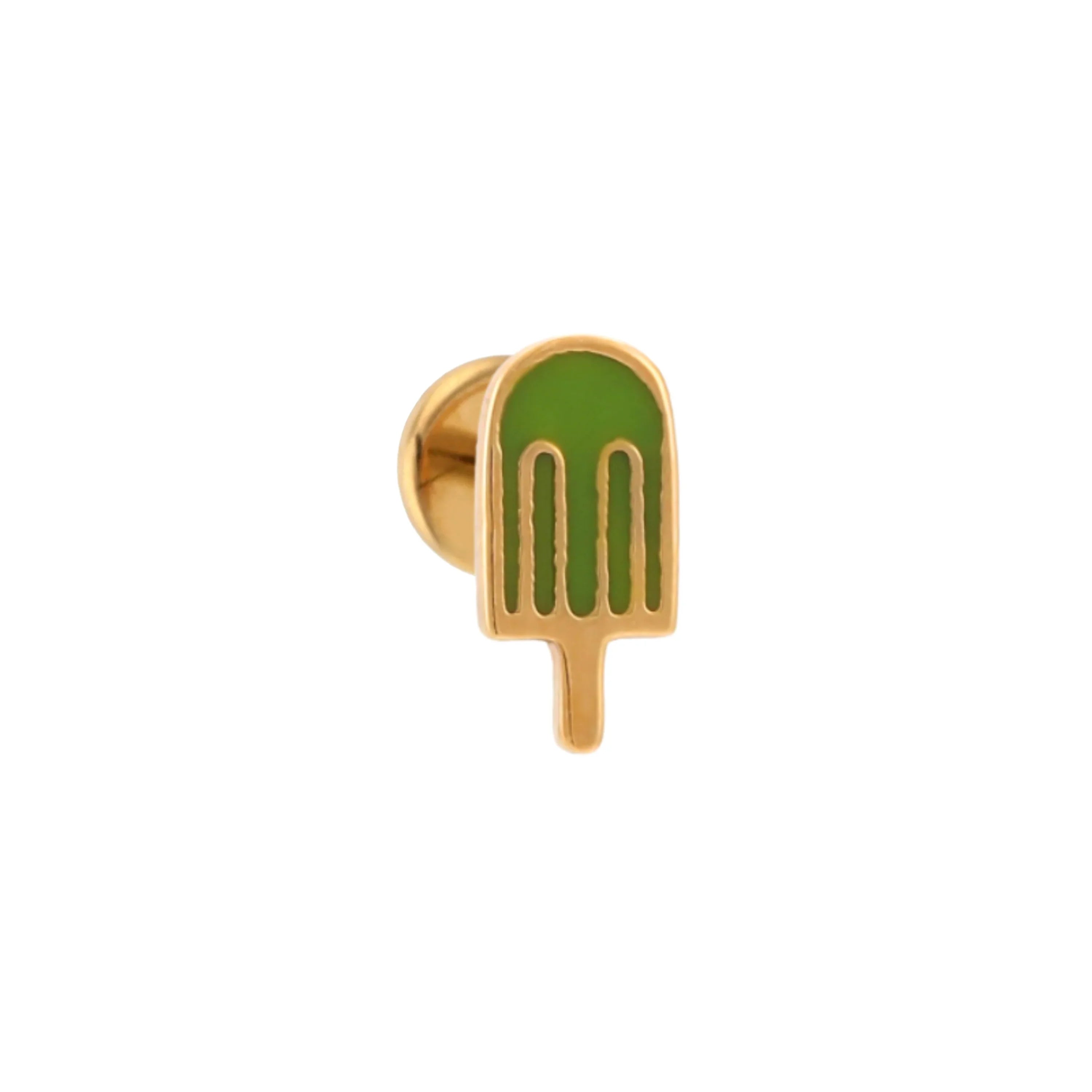 Popsicle Enamel Flat Back Stud