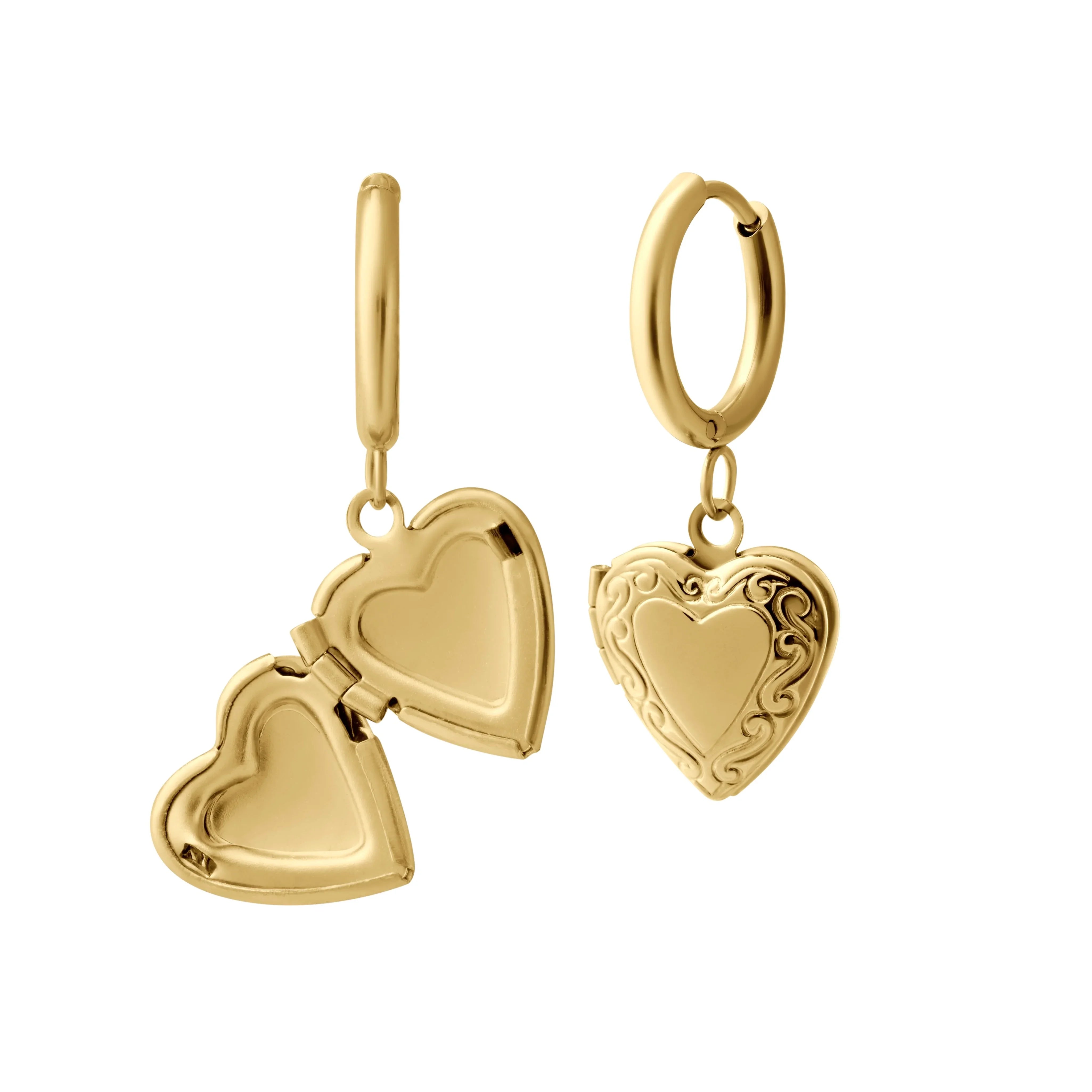 Love Letter Locket Hoops | Cords Club