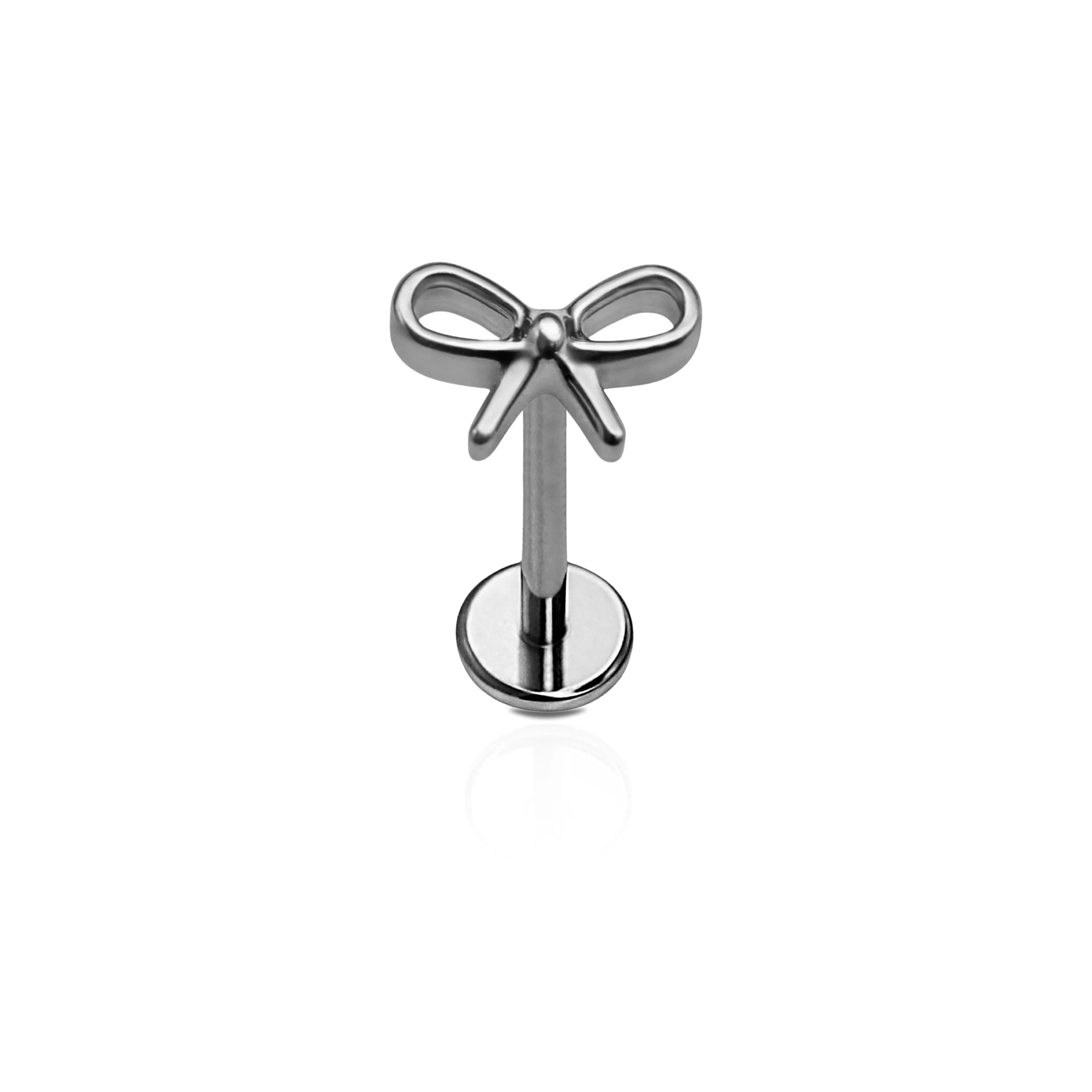 Bow Flat Back Stud
