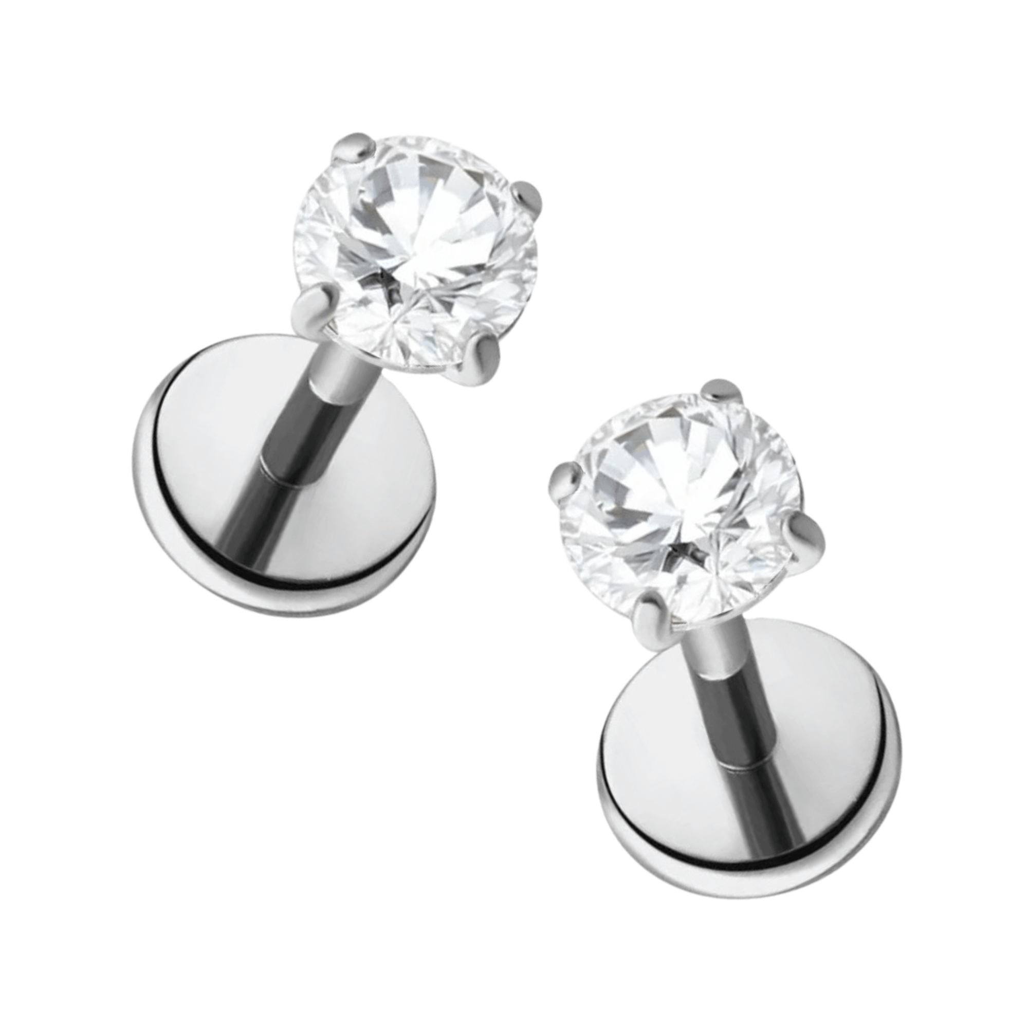 Solitaire 3mm Flat Back Stud
