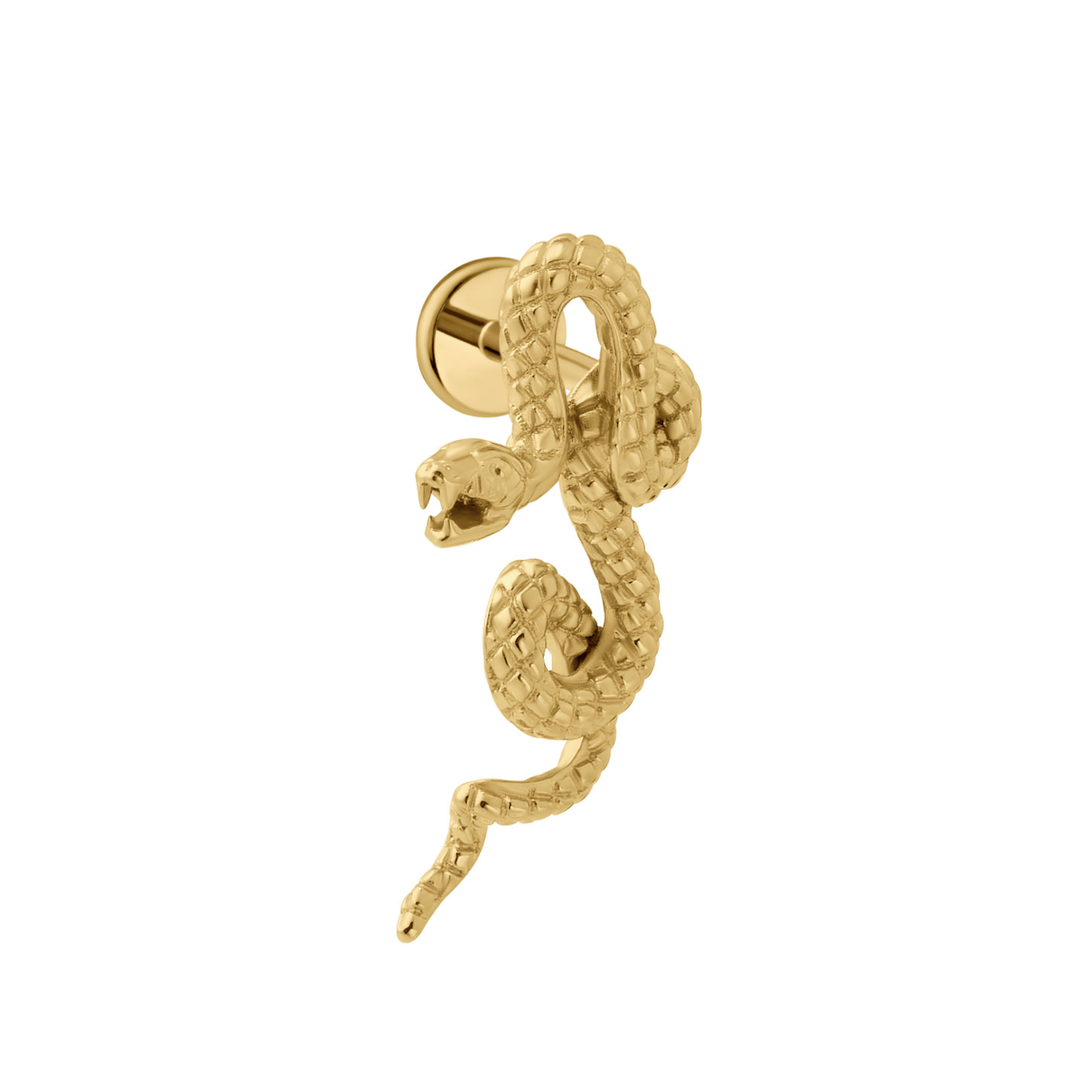 Serpentine Flat Back Stud