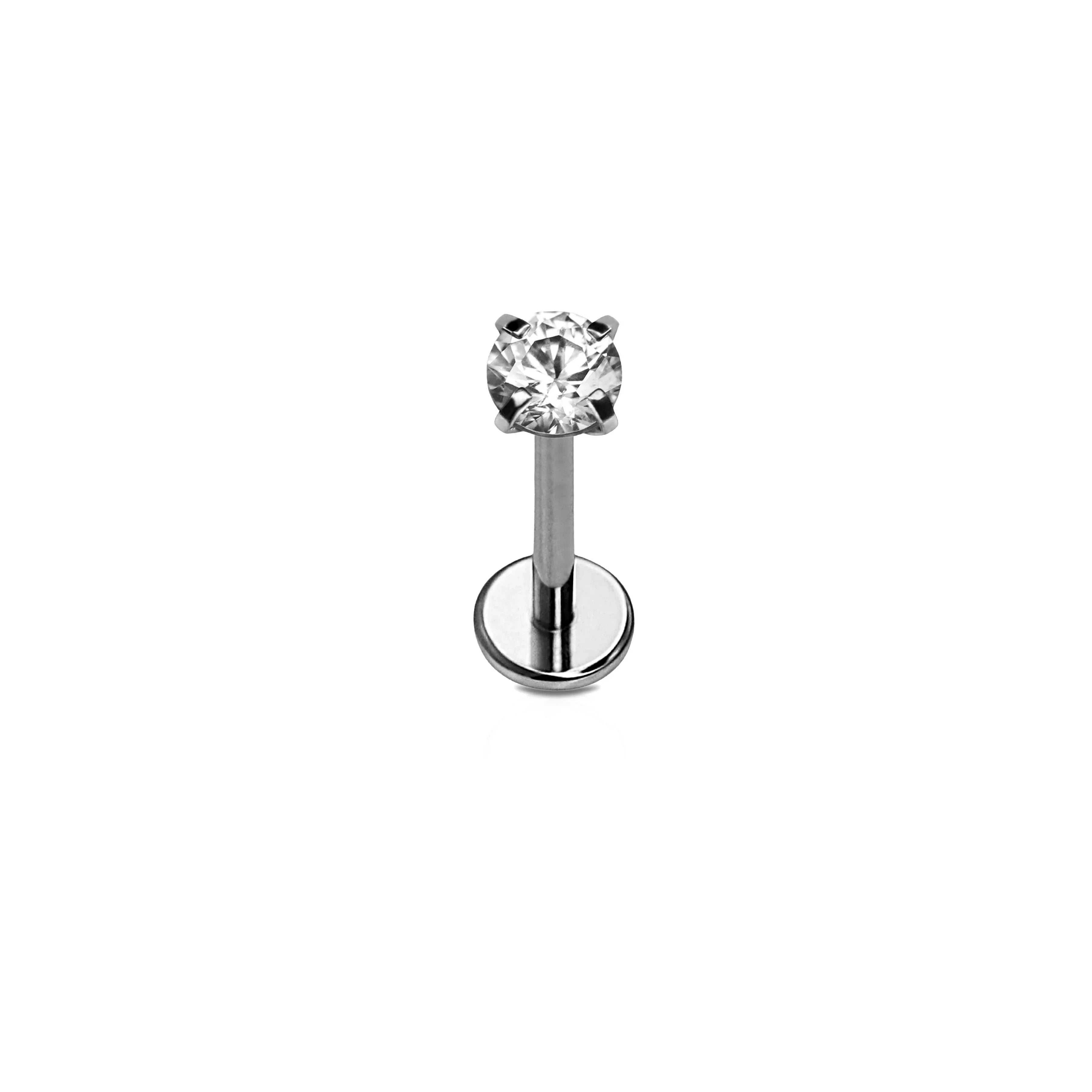 Solitaire 3mm Flat Back Stud
