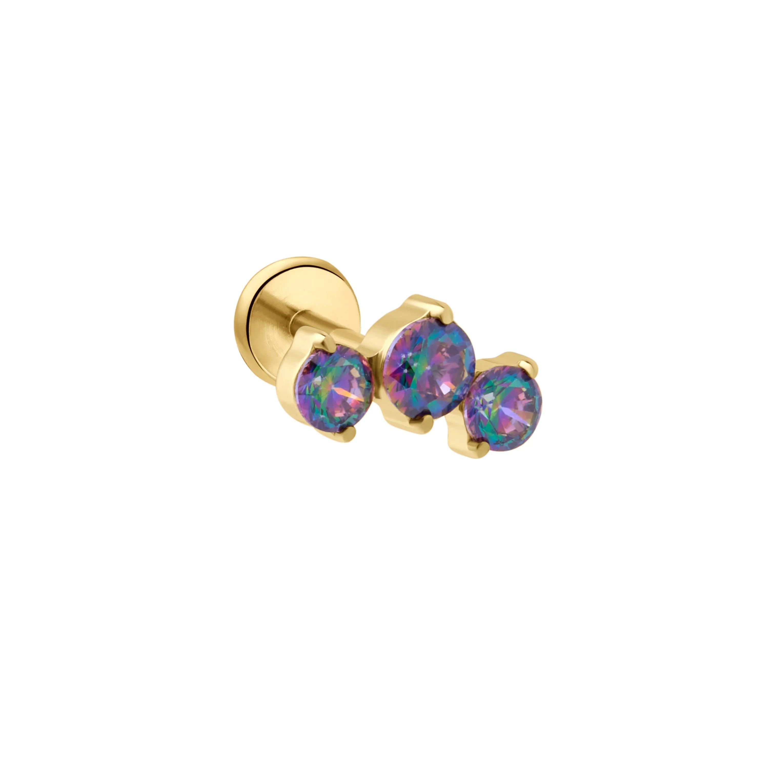 Third Eye Flat Back Stud - Witch’s Brew