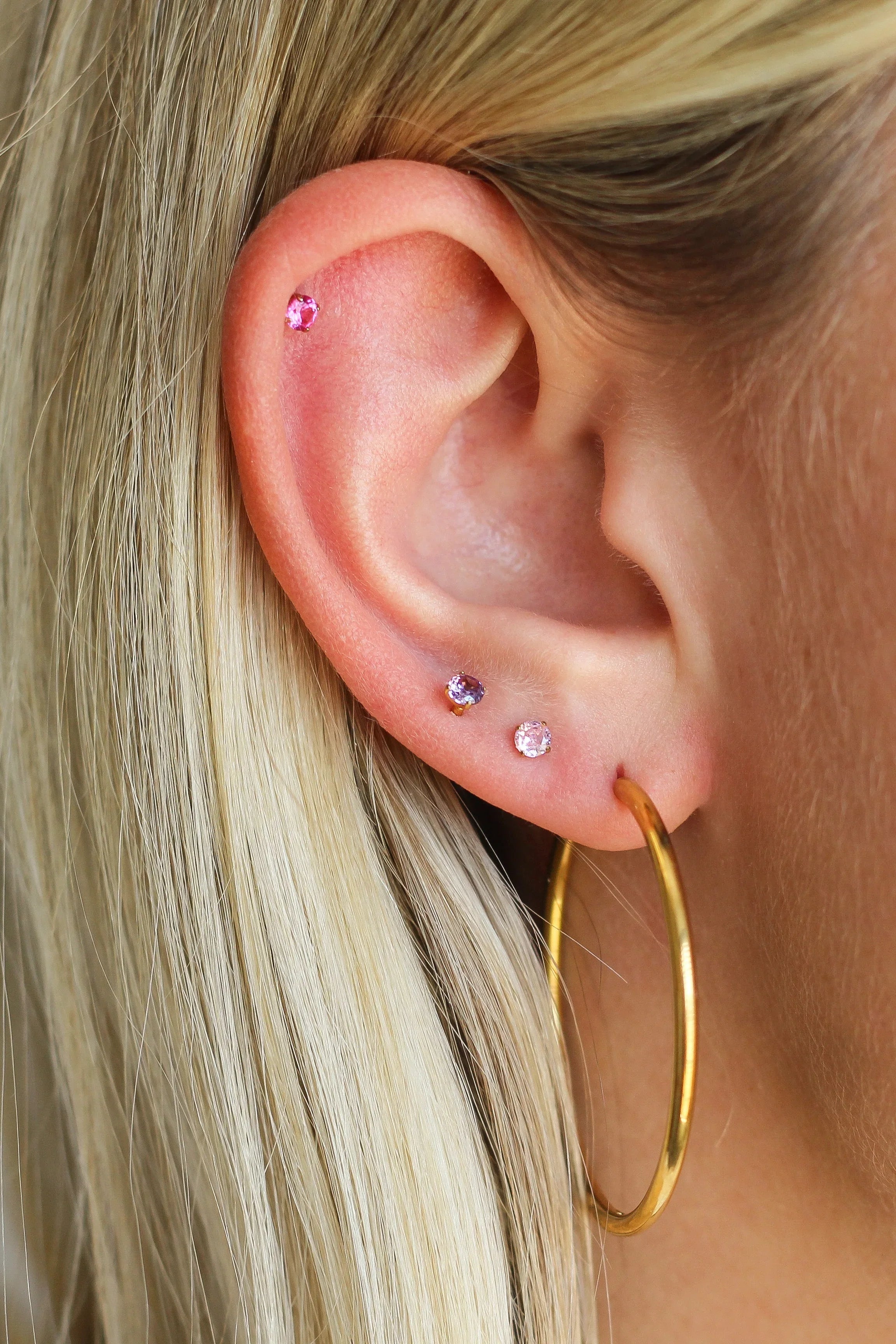 Birthstone Flat Back Stud