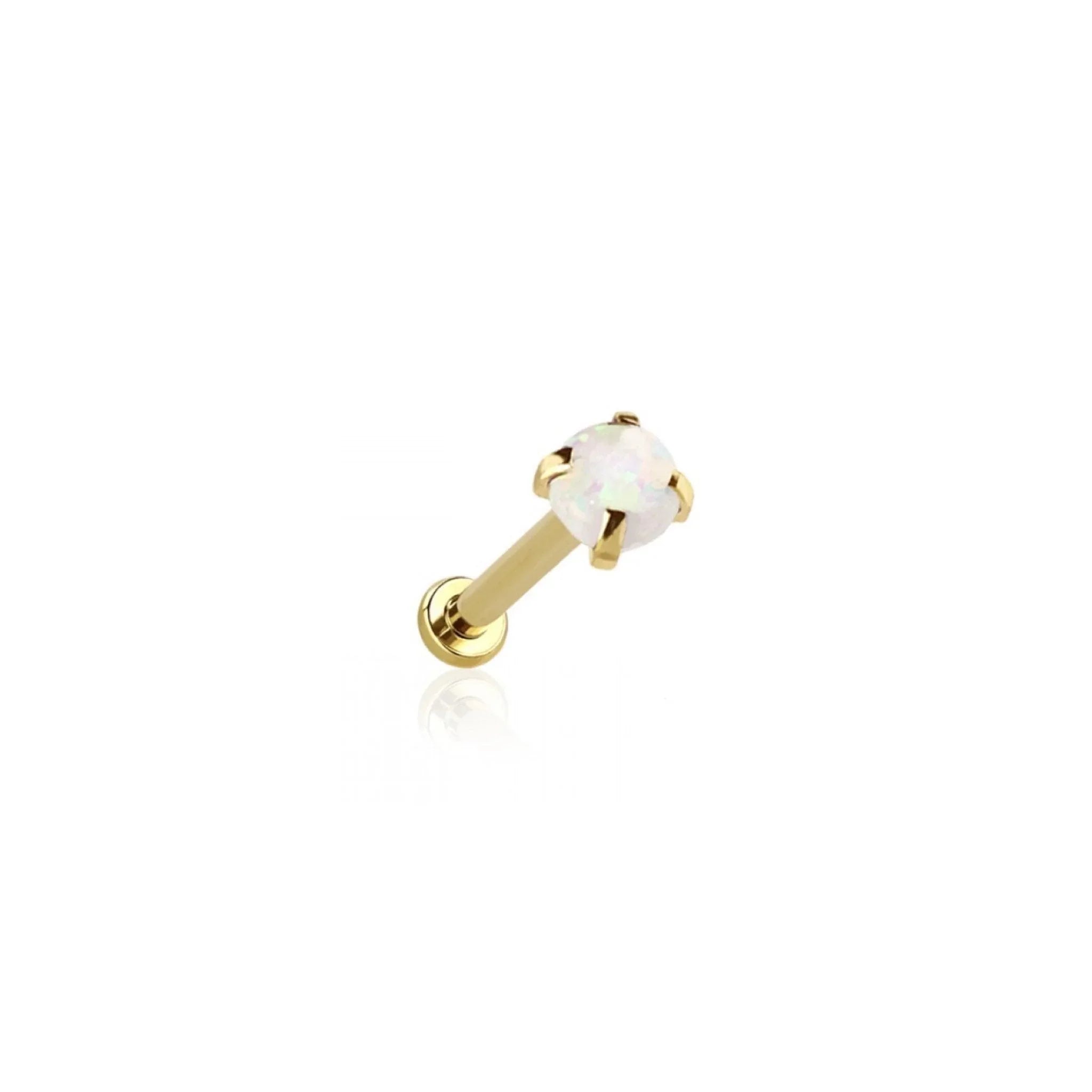 Opal 3mm Flat Back Stud