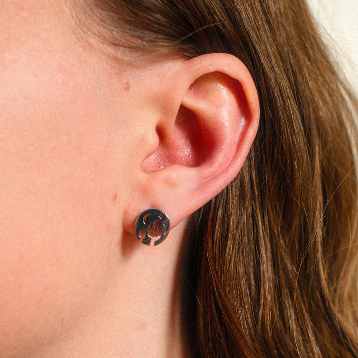 Western Sky Butterfly Back Stud