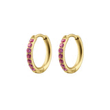 Rose Titanium Celestial Hoops