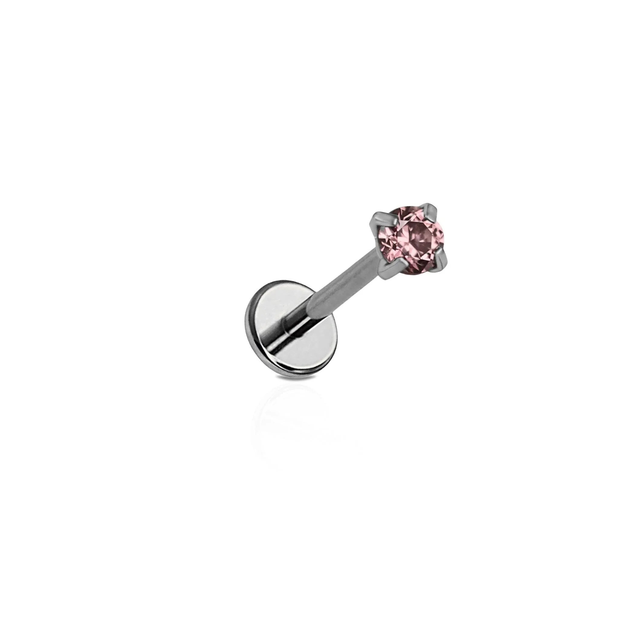 Micro Birthstone Flat Back Stud