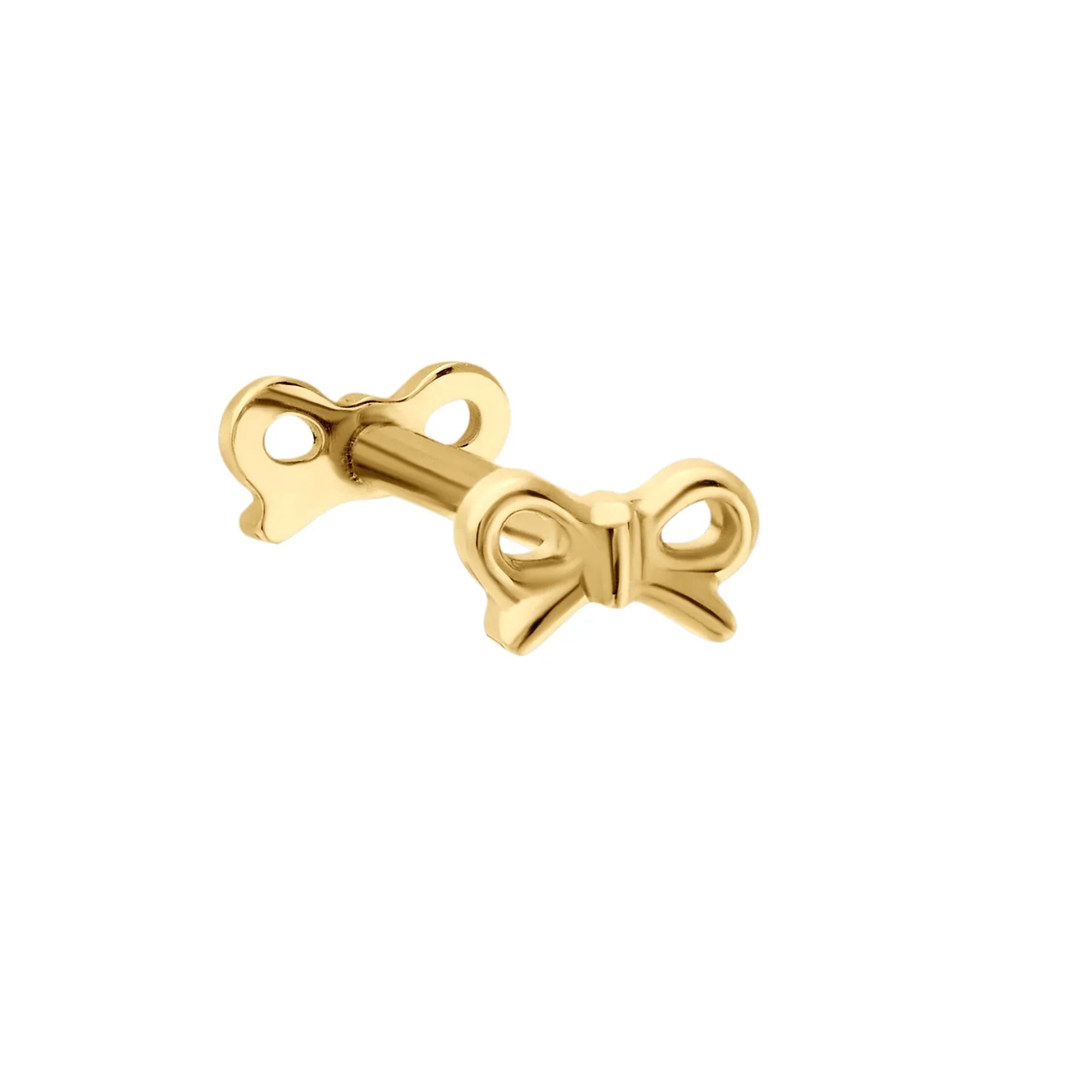 Amélie Mini Bow Flat Back Stud