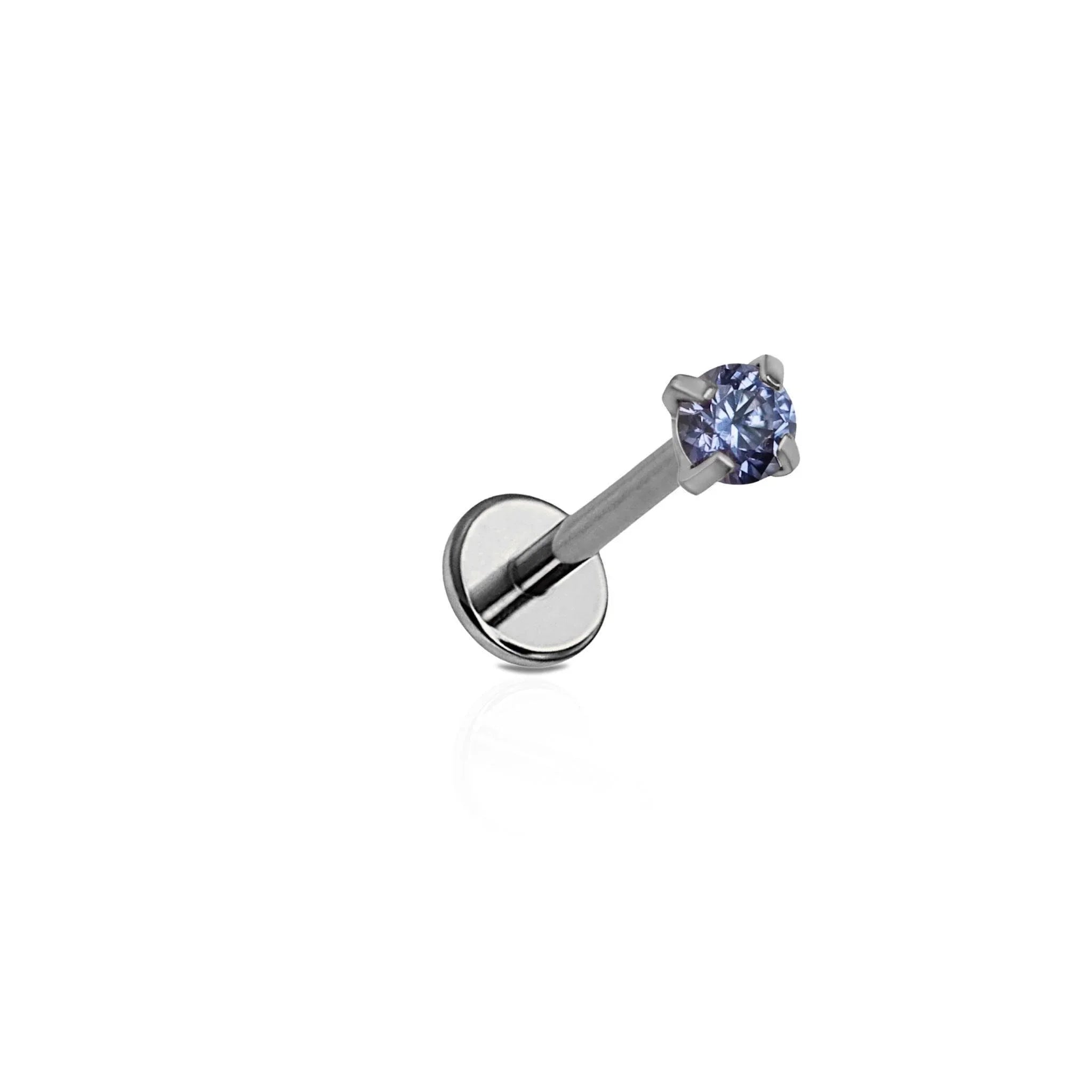 Micro Birthstone Flat Back Stud