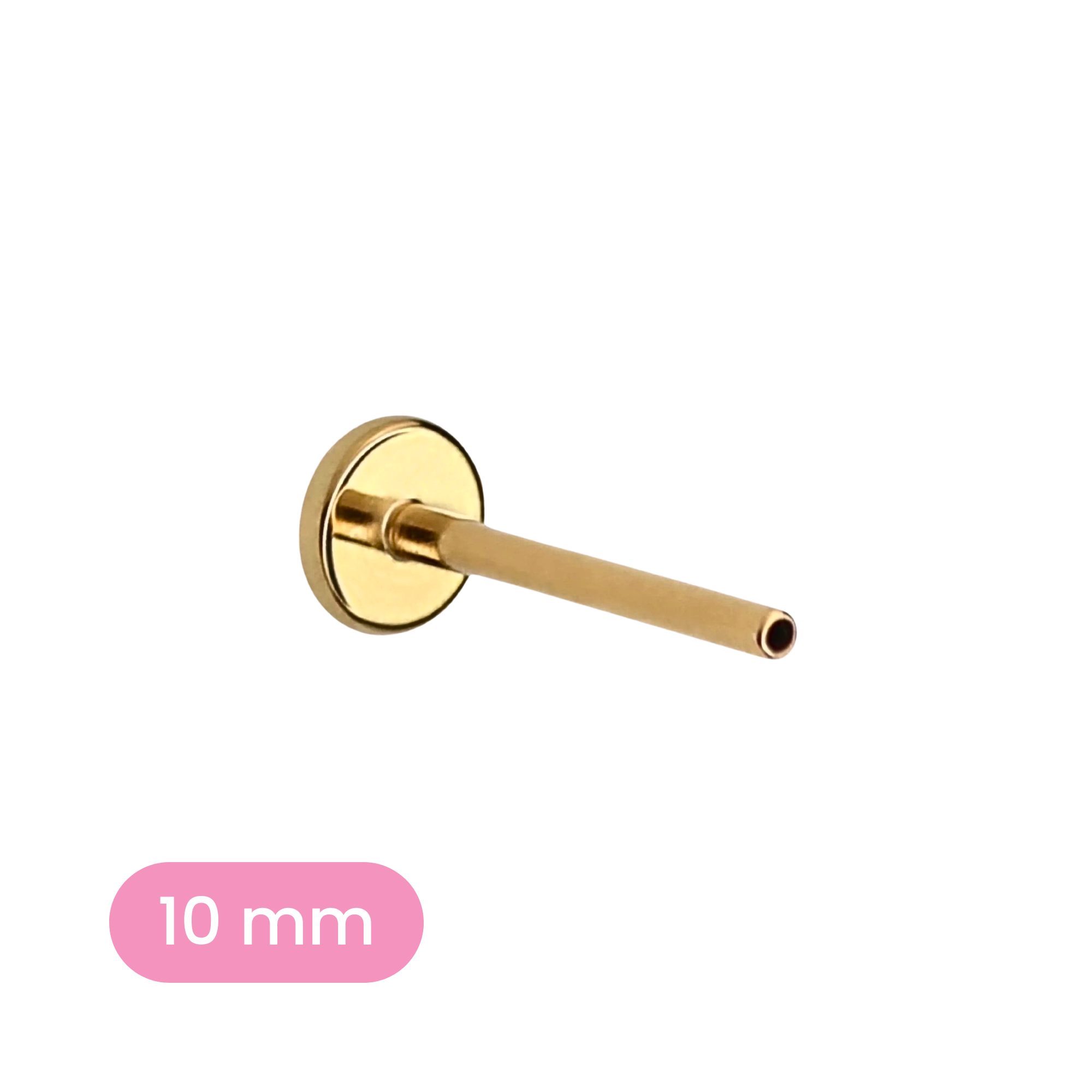 18 Gauge Flat Back Earring Post (Choose a Length)