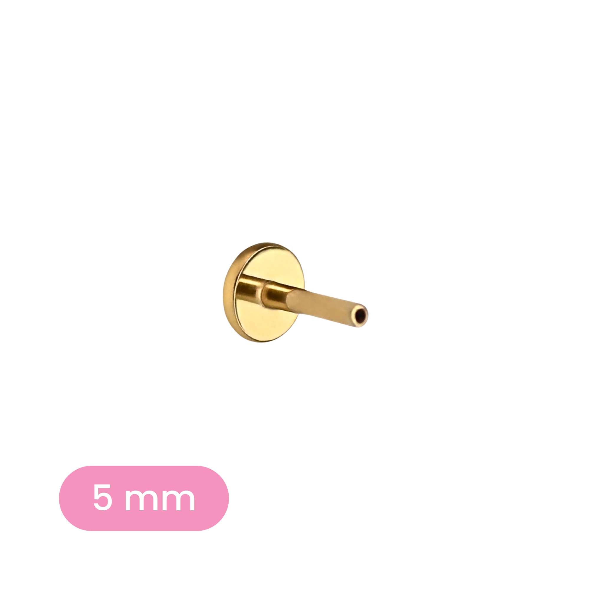 18 Gauge Flat Back Earring Post (Choose a Length)