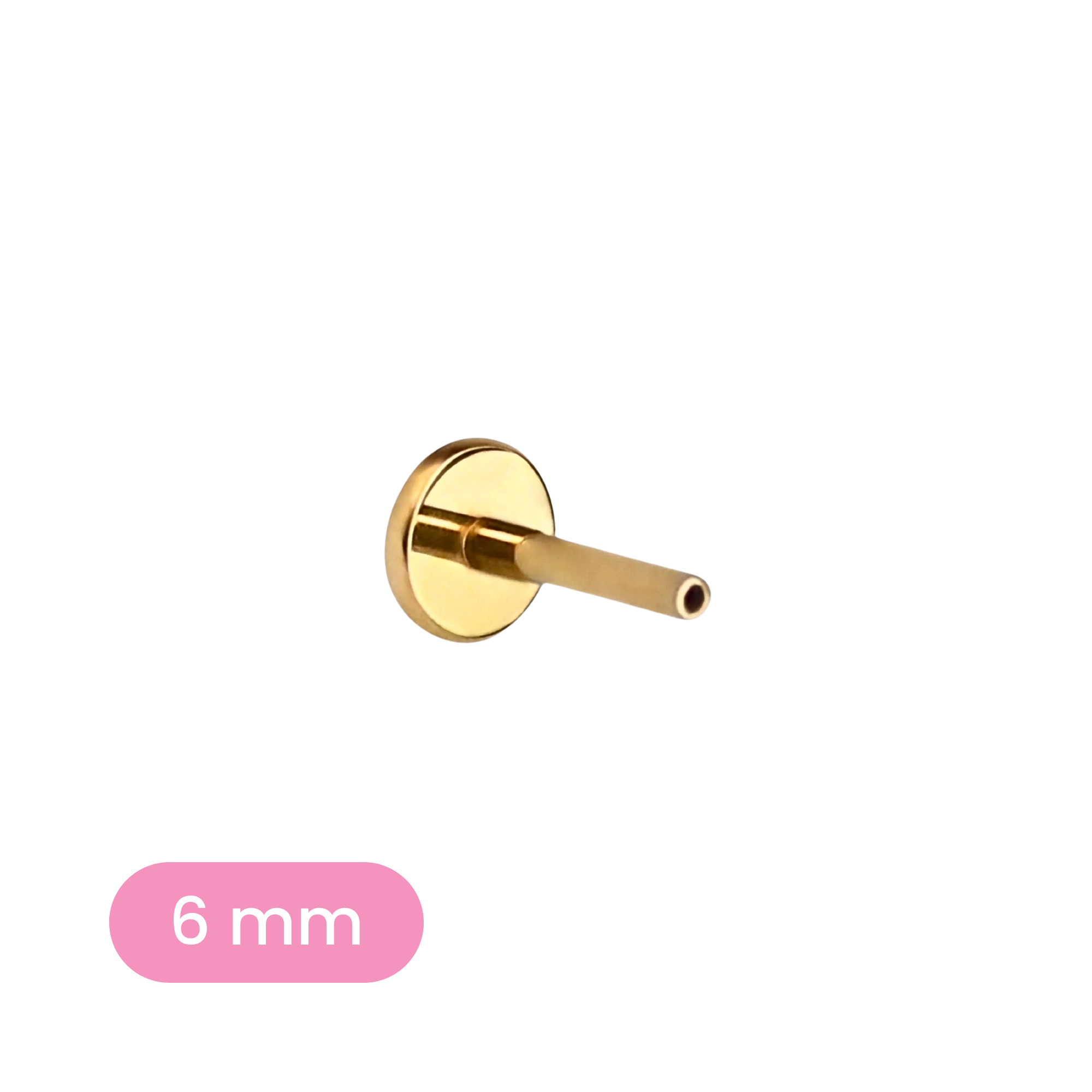 18 Gauge Flat Back Earring Post (Choose a Length)