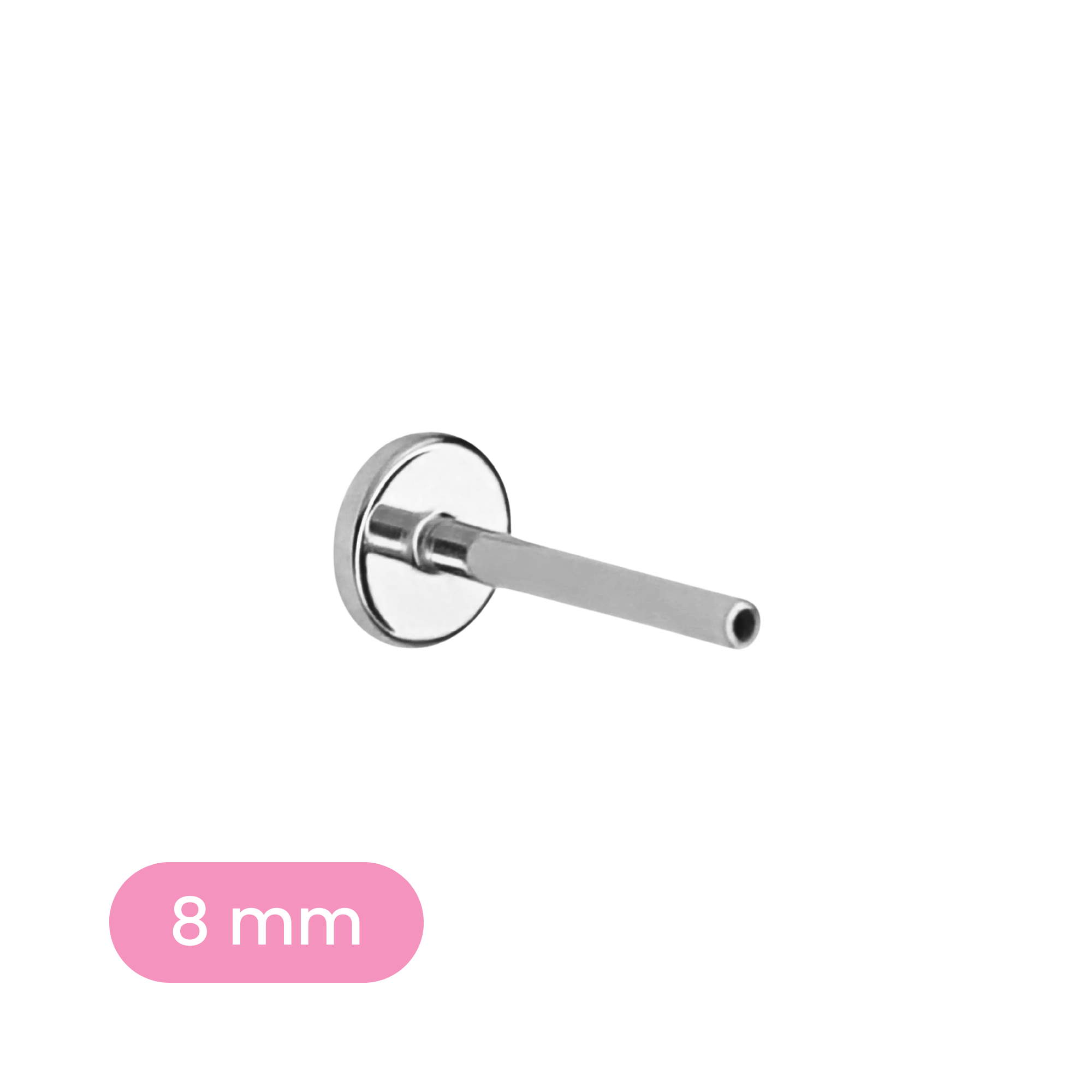 18 Gauge Flat Back Earring Post (Choose a Length)