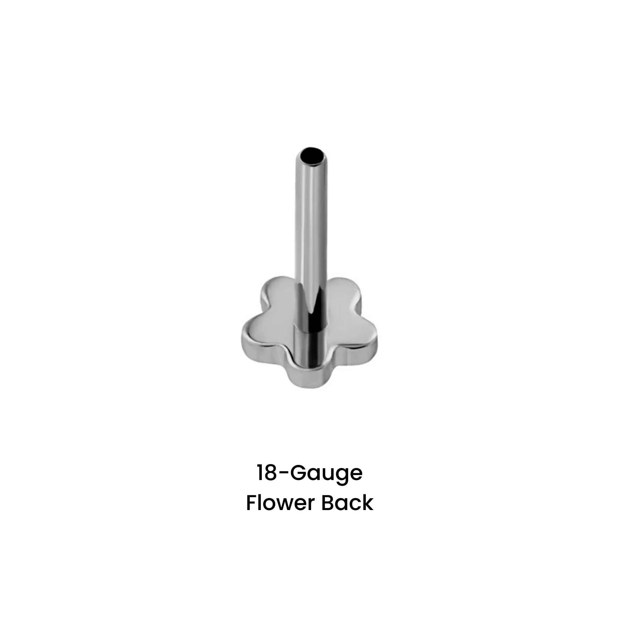 18 Gauge Special Shapes Flat Back Earring Back (Choose a Length)