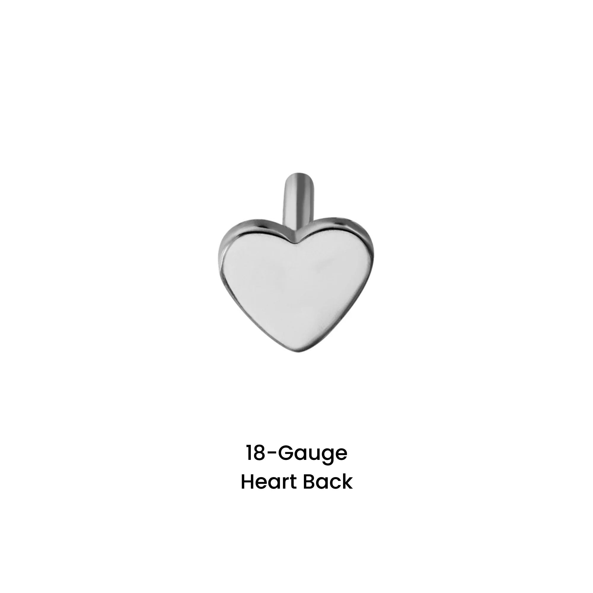 18 Gauge Special Shapes Flat Back Earring Back (Choose a Length)