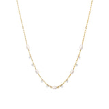 Clear Holiday Lights Choker Necklace