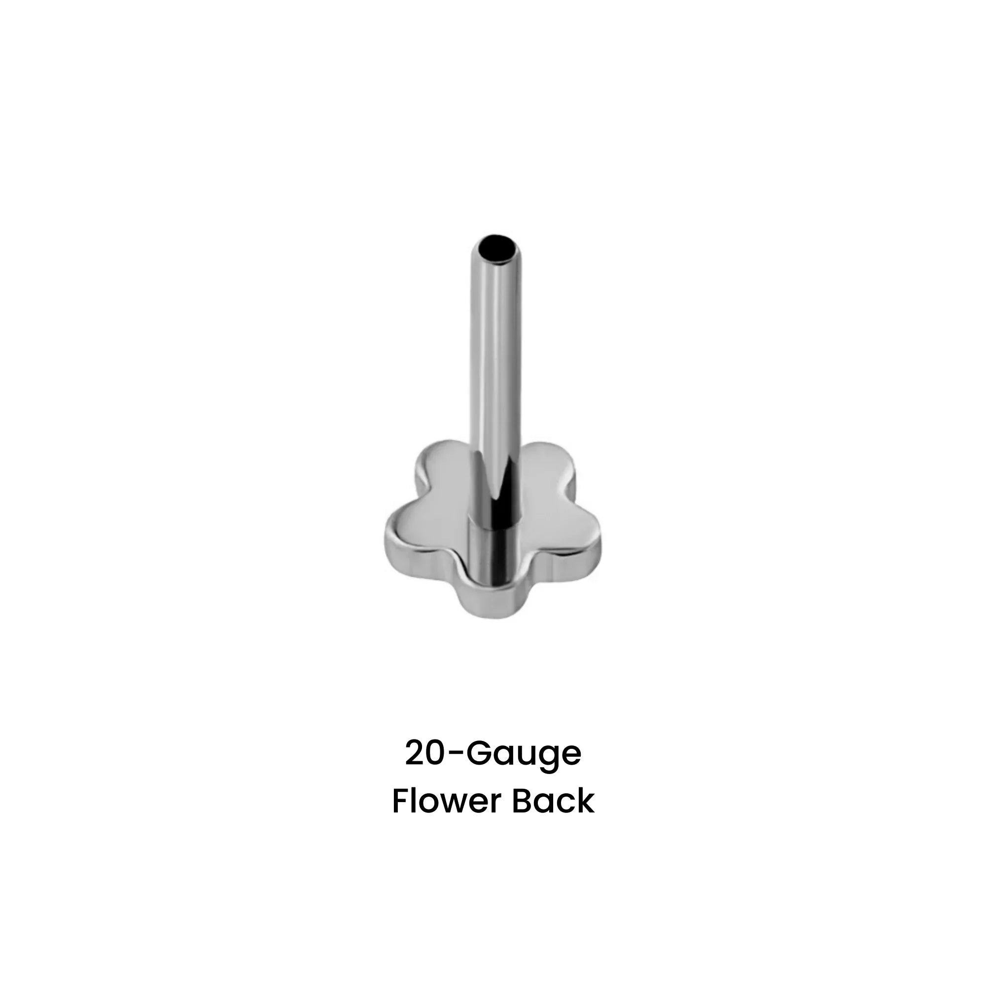 20 Gauge Special Shapes Flat Back Earring Back (Choose a Length)