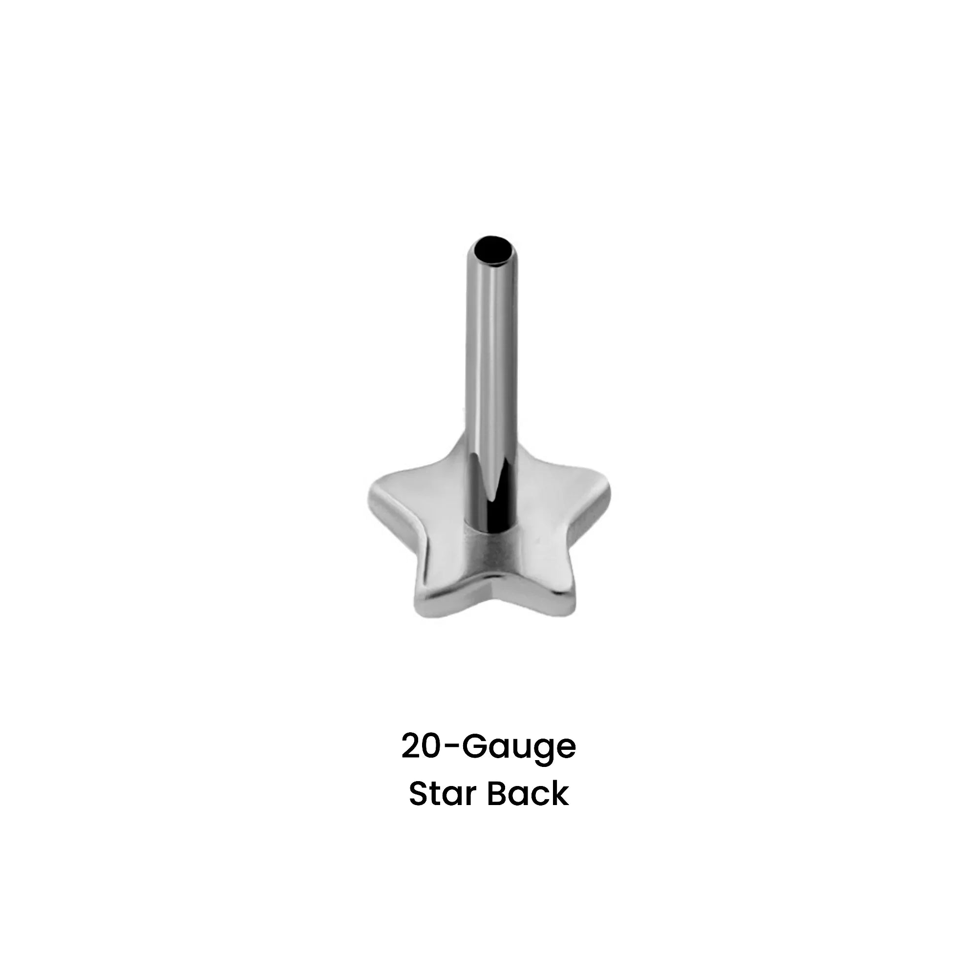 20 Gauge Special Shapes Flat Back Earring Back (Choose a Length)