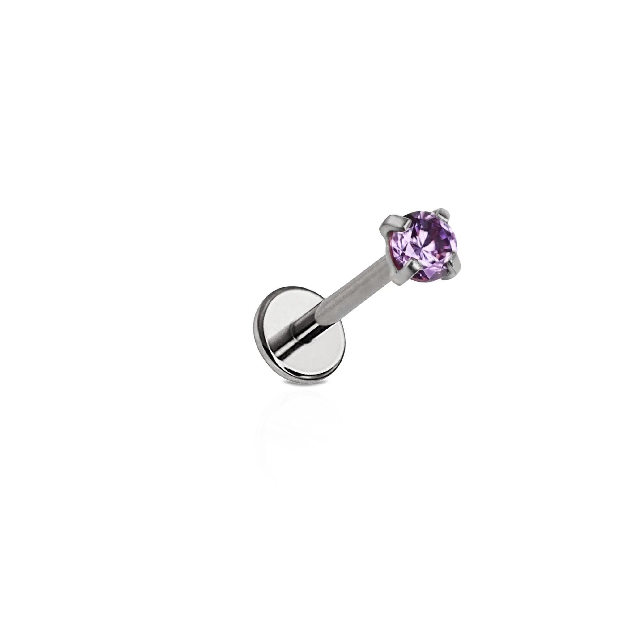 Micro Birthstone Flat Back Stud