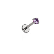 Micro Birthstone Flat Back Stud