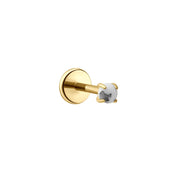 Howlite Flat Back Stud