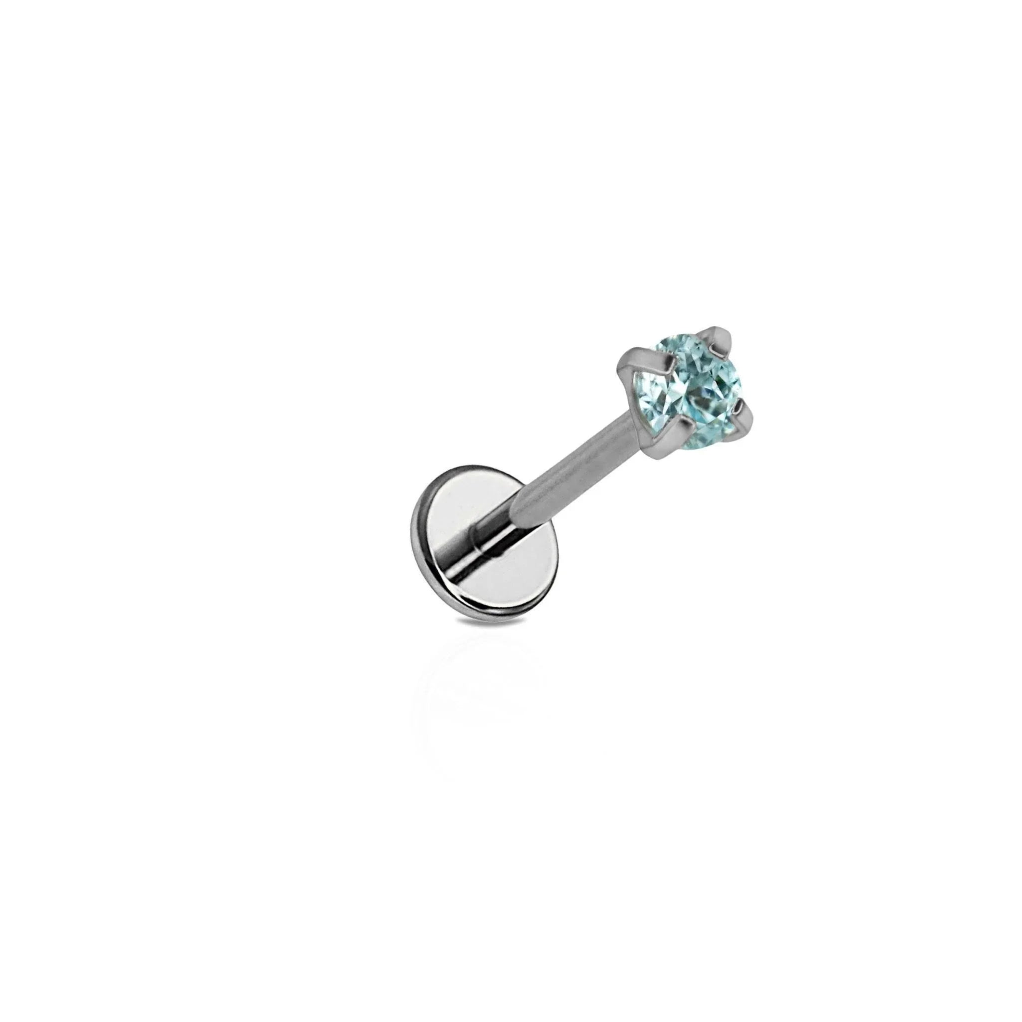 Micro Birthstone Flat Back Stud