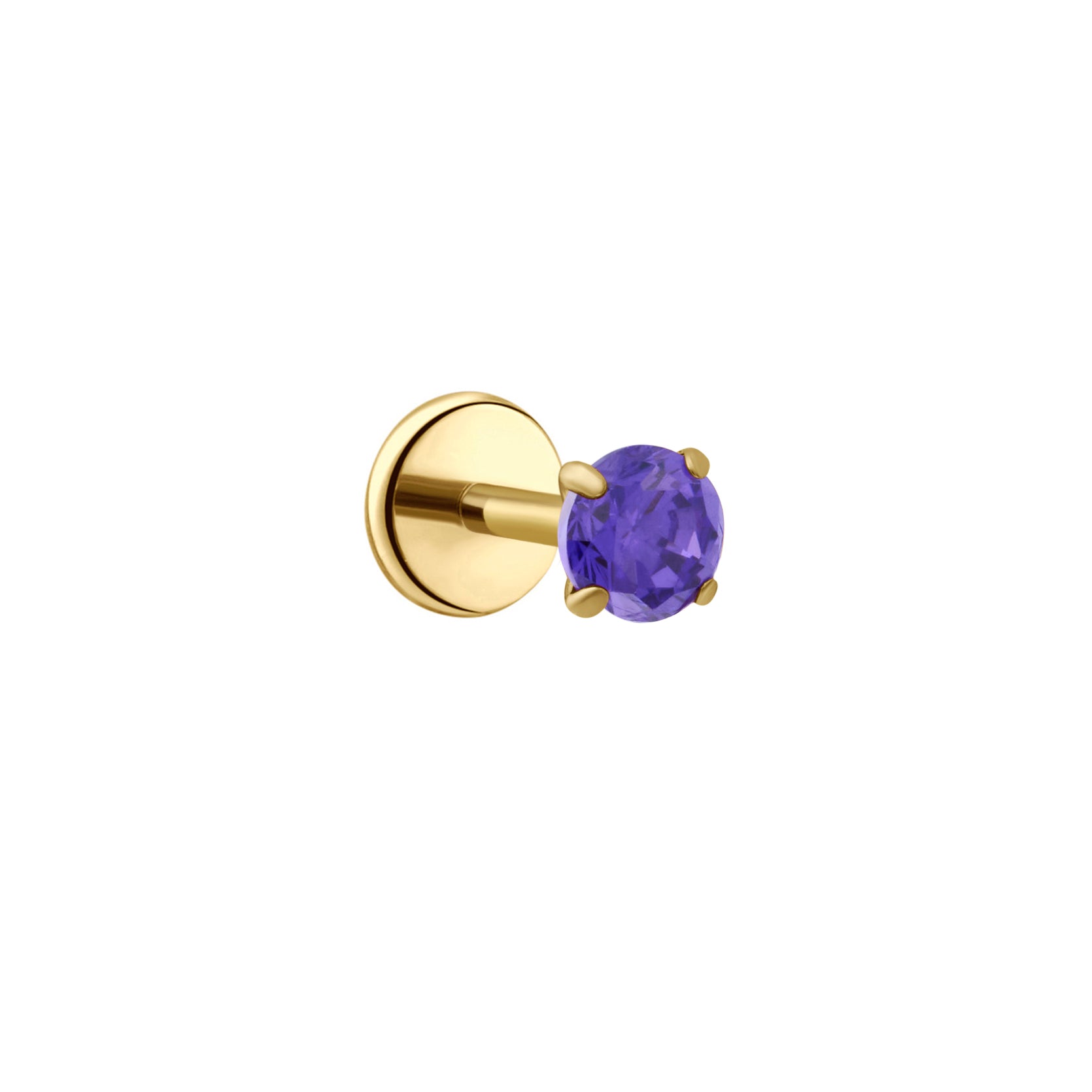 Birthstone Flat Back Stud