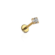Micro Birthstone Flat Back Stud