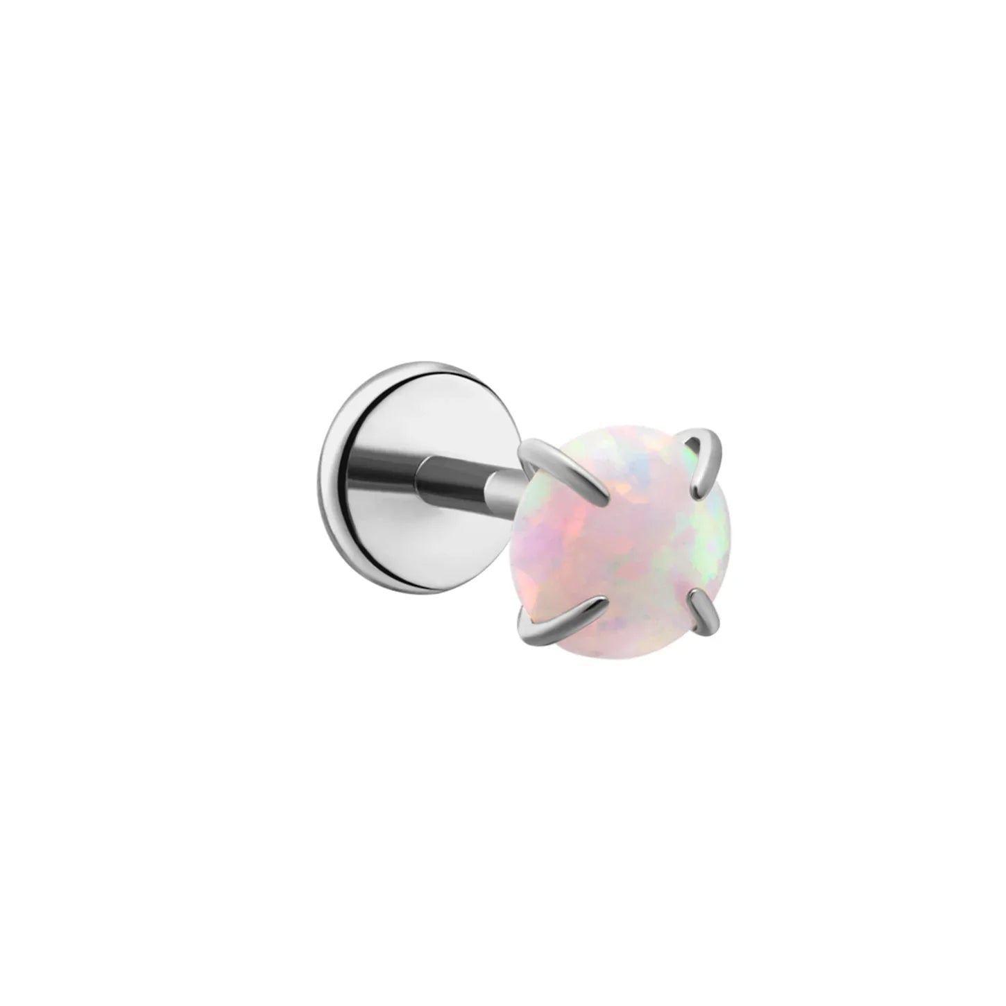 Opal 4mm Flat Back Stud