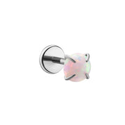 Opal 4mm Flat Back Stud