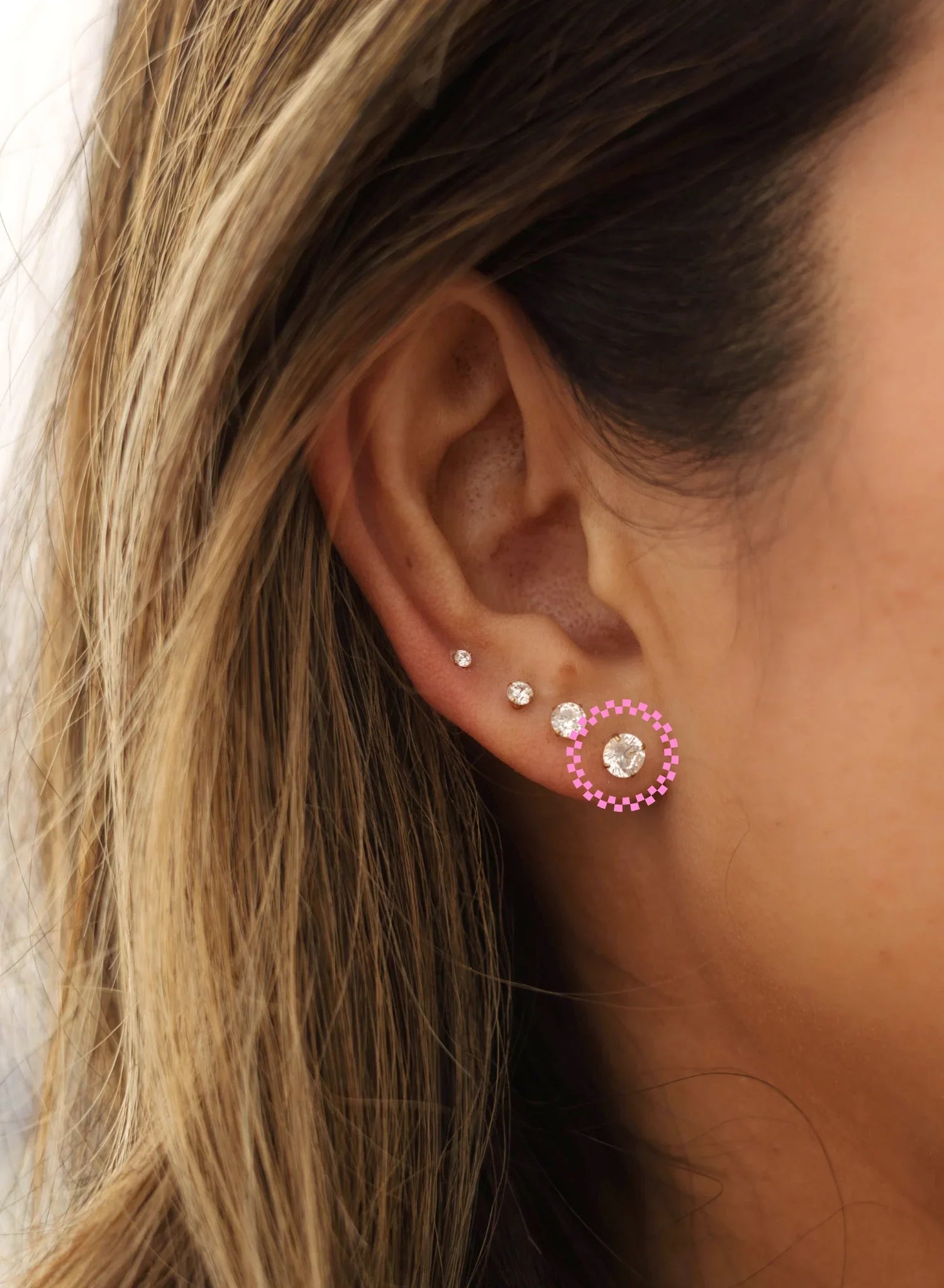 Solitaire 5mm Flat Back Stud