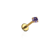 Micro Birthstone Flat Back Stud