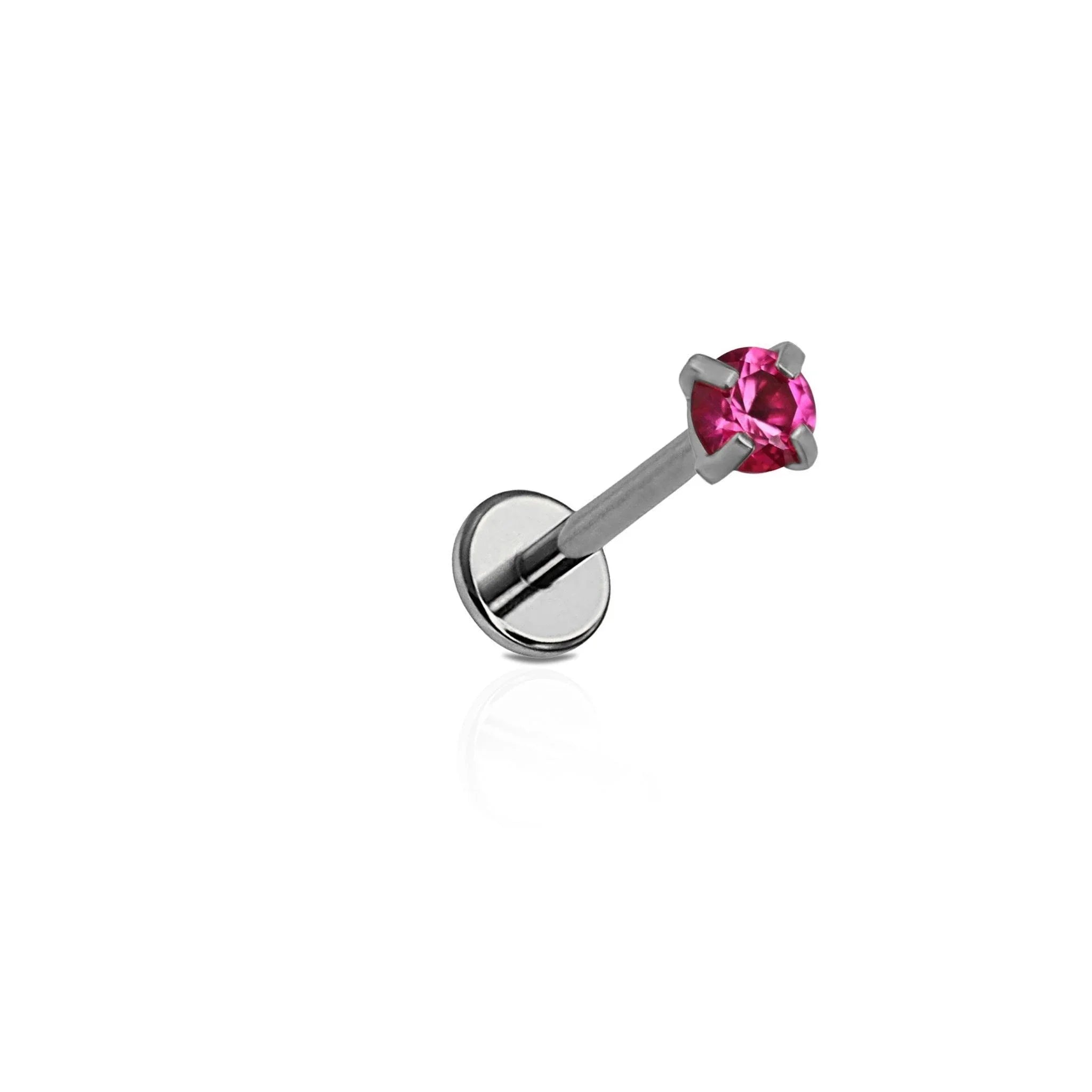 Micro Birthstone Flat Back Stud