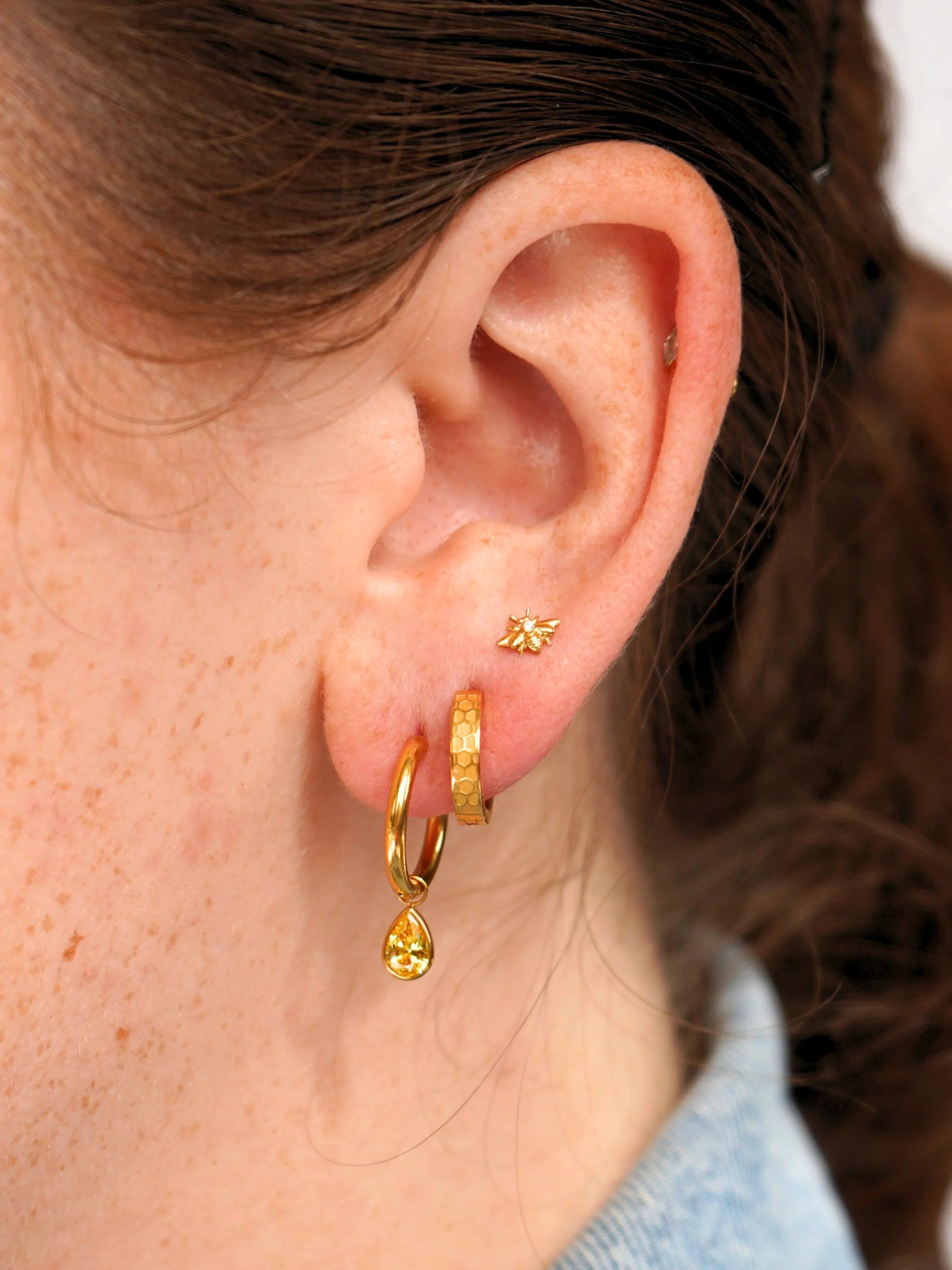 Honeybee Flat Back Stud