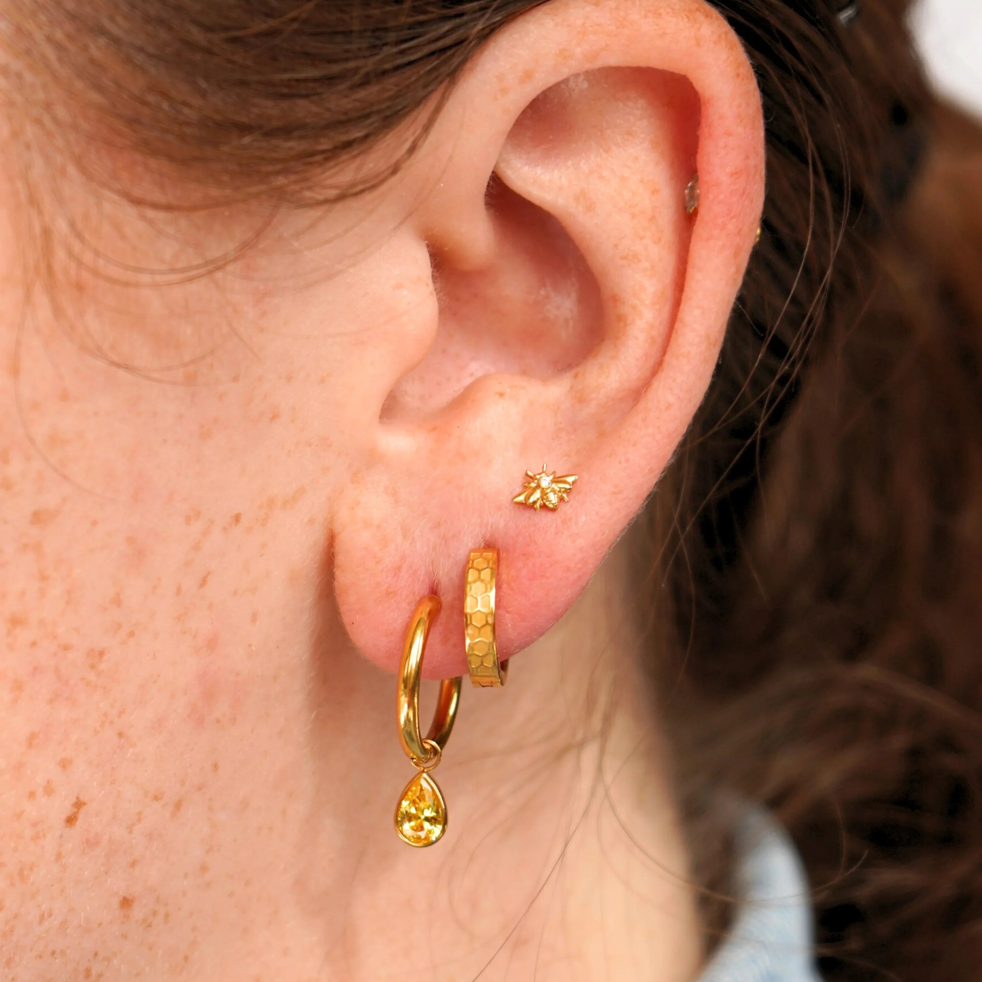 Nectar Droplet Hoop Charm