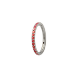 Gem Clicker Hoops - Garnet