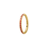 Gem Clicker Hoops - Garnet