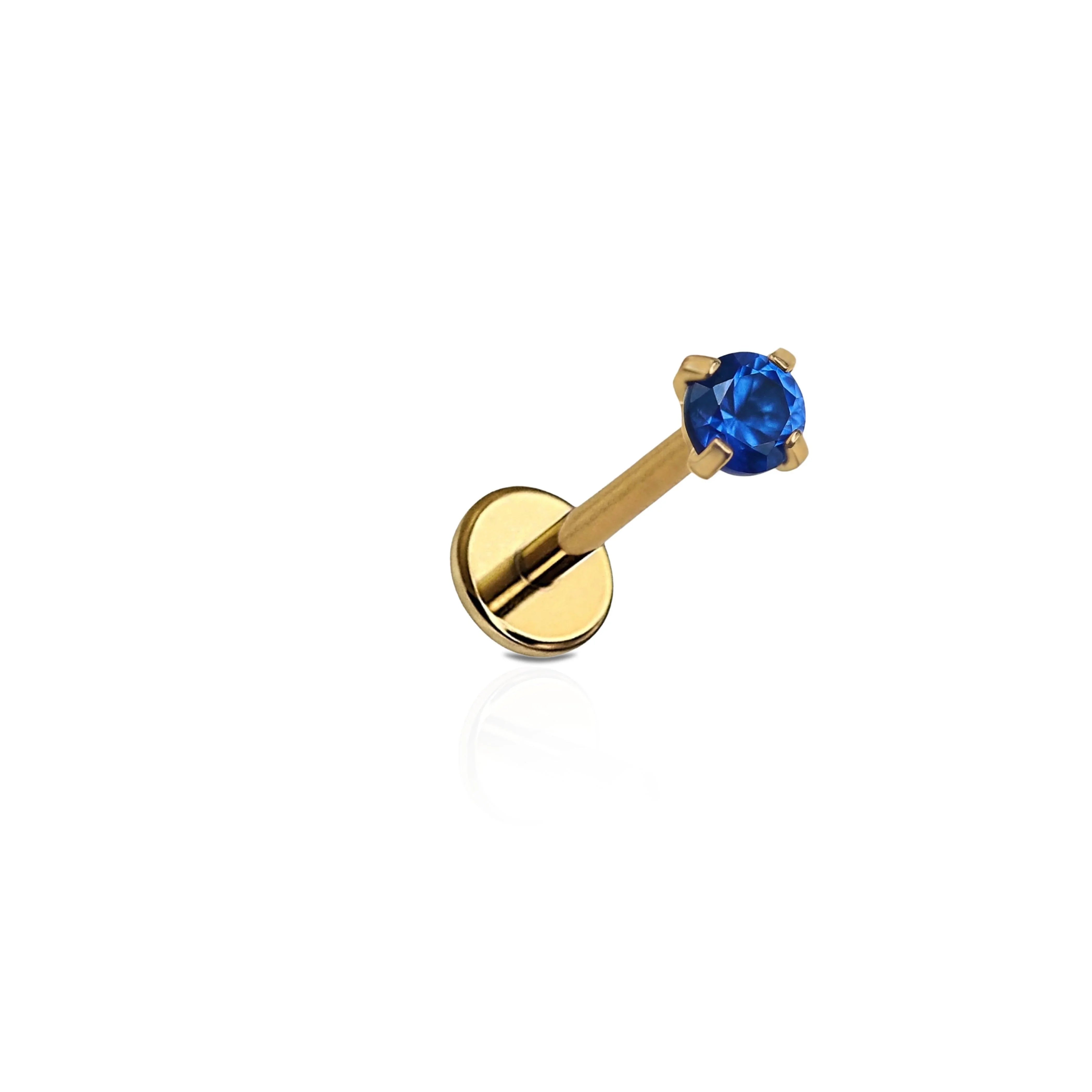 Micro Birthstone Flat Back Stud