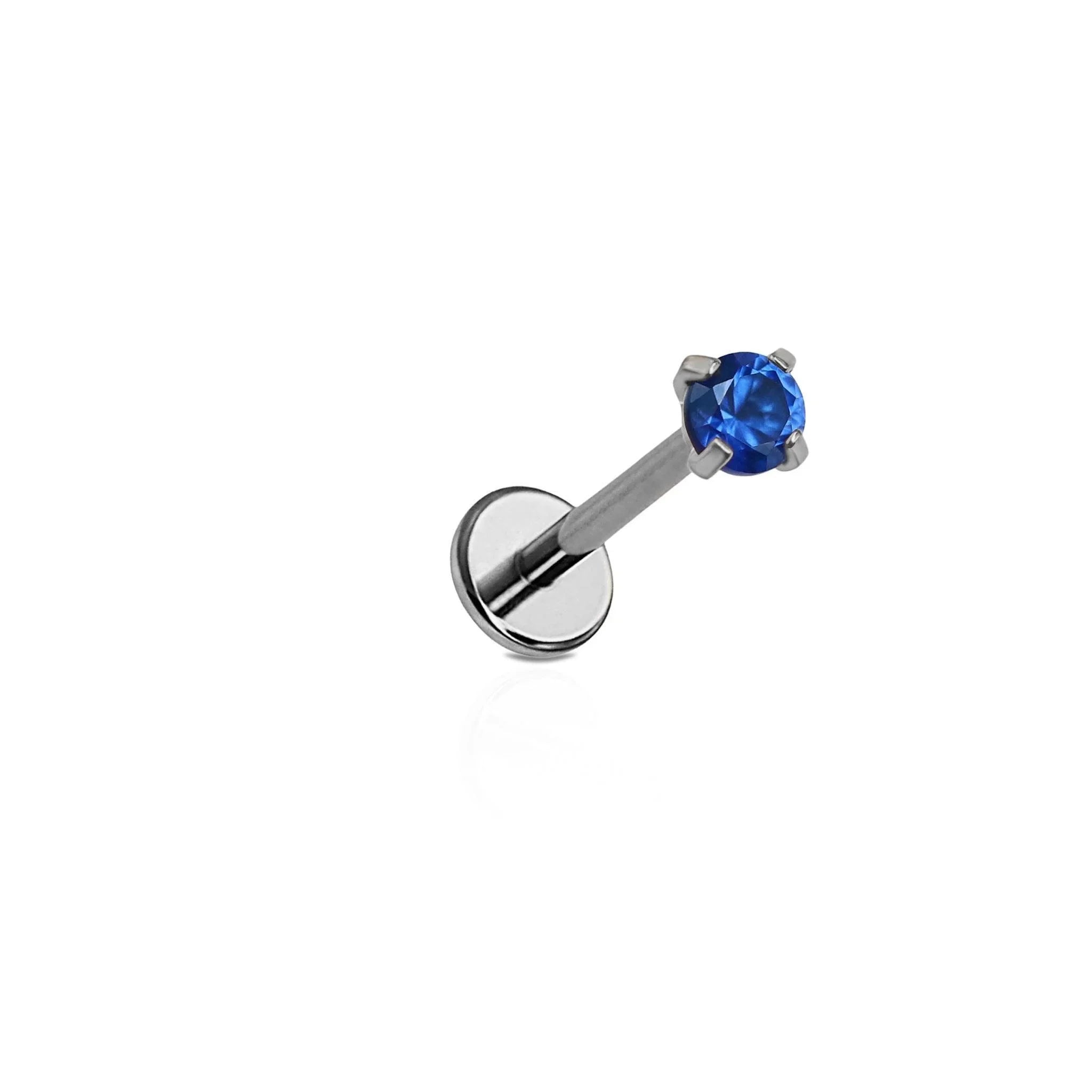 Micro Birthstone Flat Back Stud