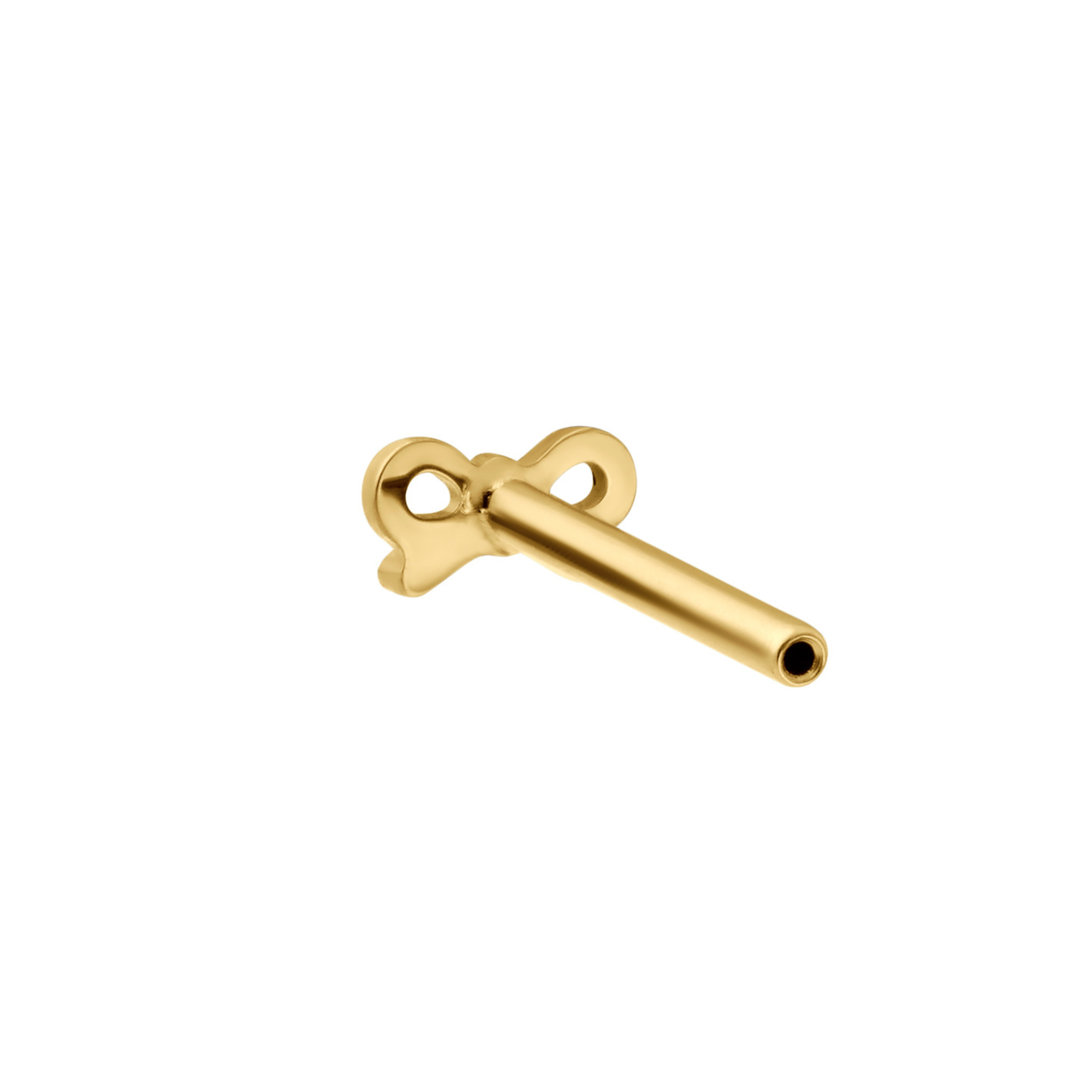 Amélie Mini Bow Flat Back Earring Post (Choose a Length)