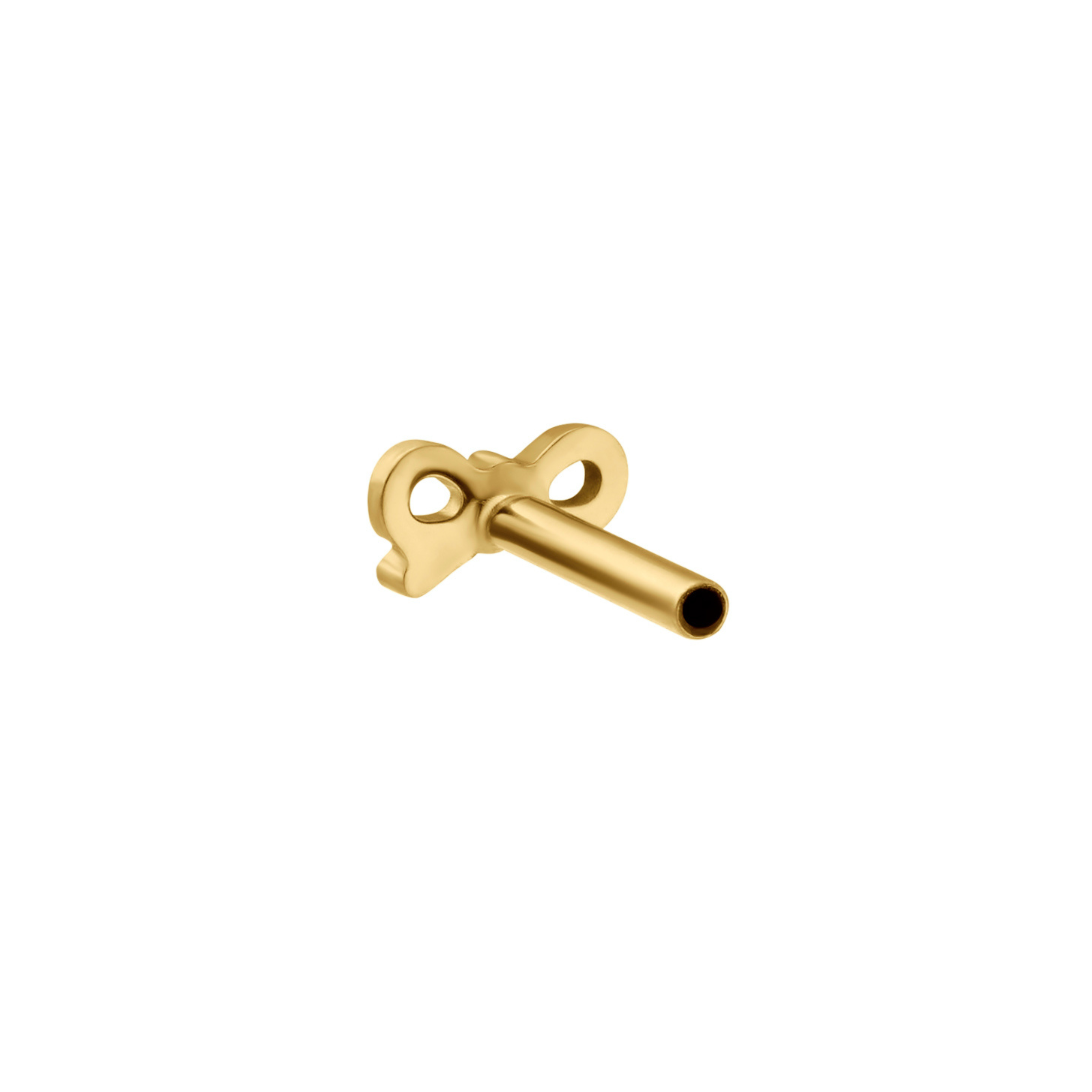 Amélie Mini Bow Flat Back Earring Post (Choose a Length)