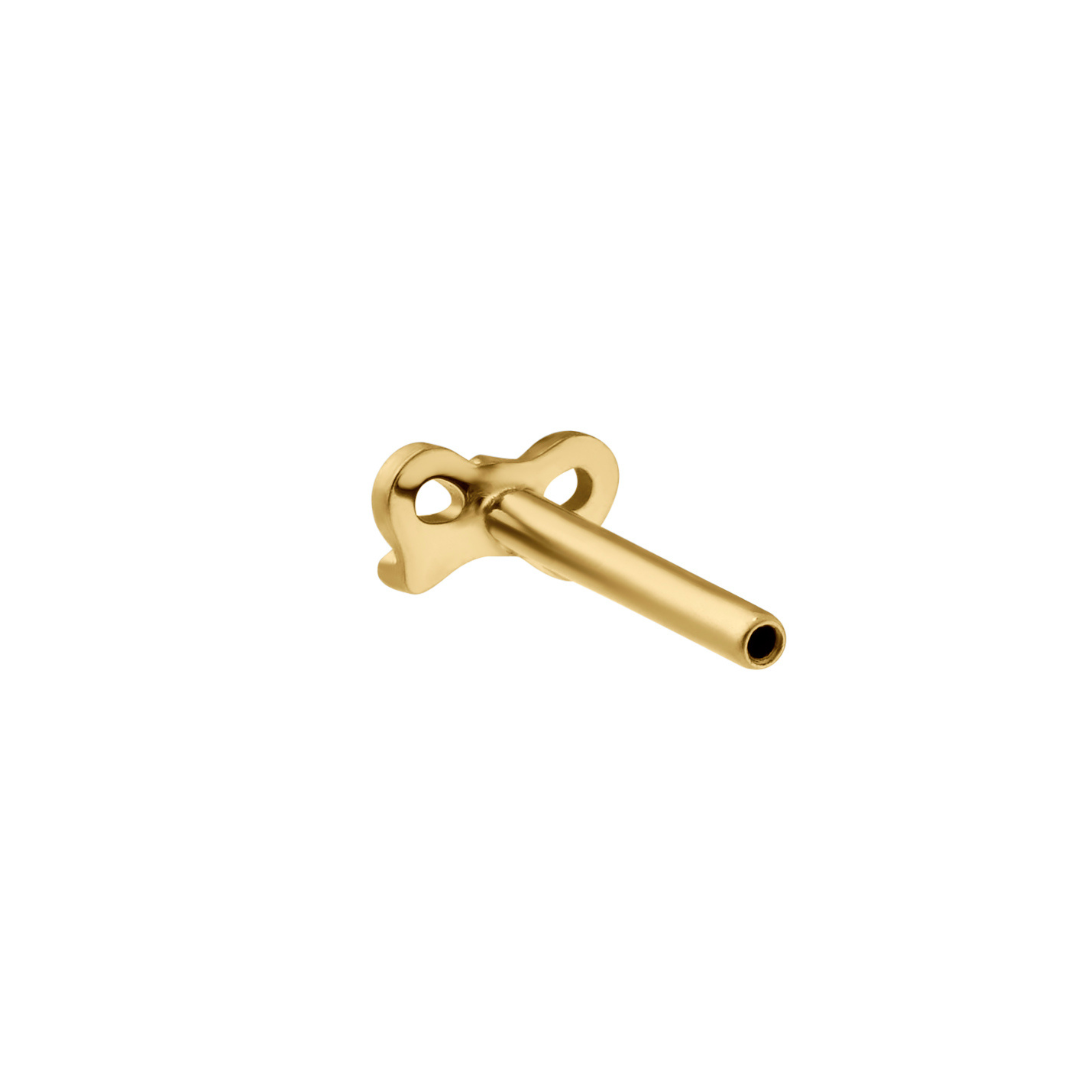 Amélie Mini Bow Flat Back Earring Post (Choose a Length)