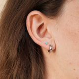 3mm Blue Lagoon Flat Back Stud