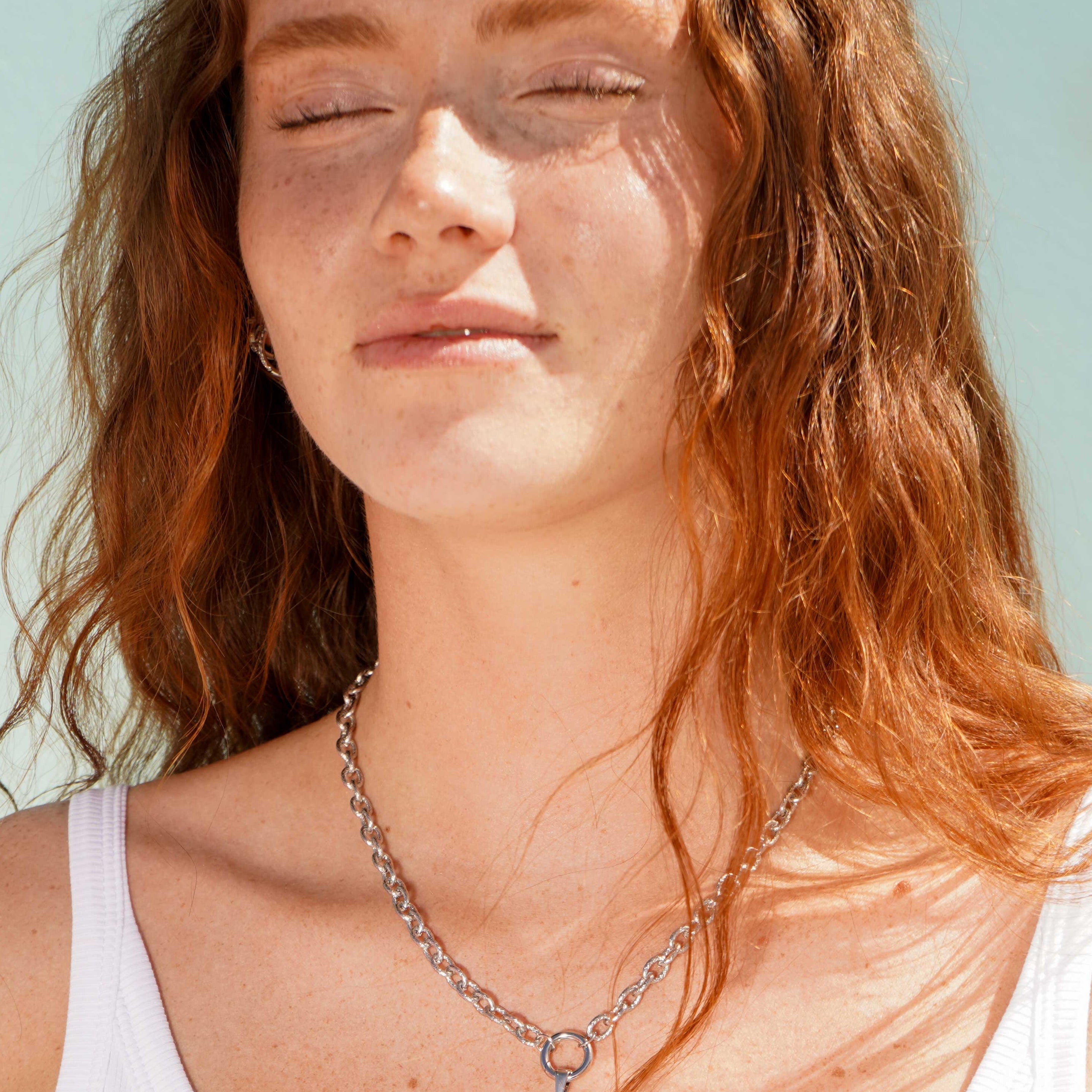 Textured Essential Charm Necklace