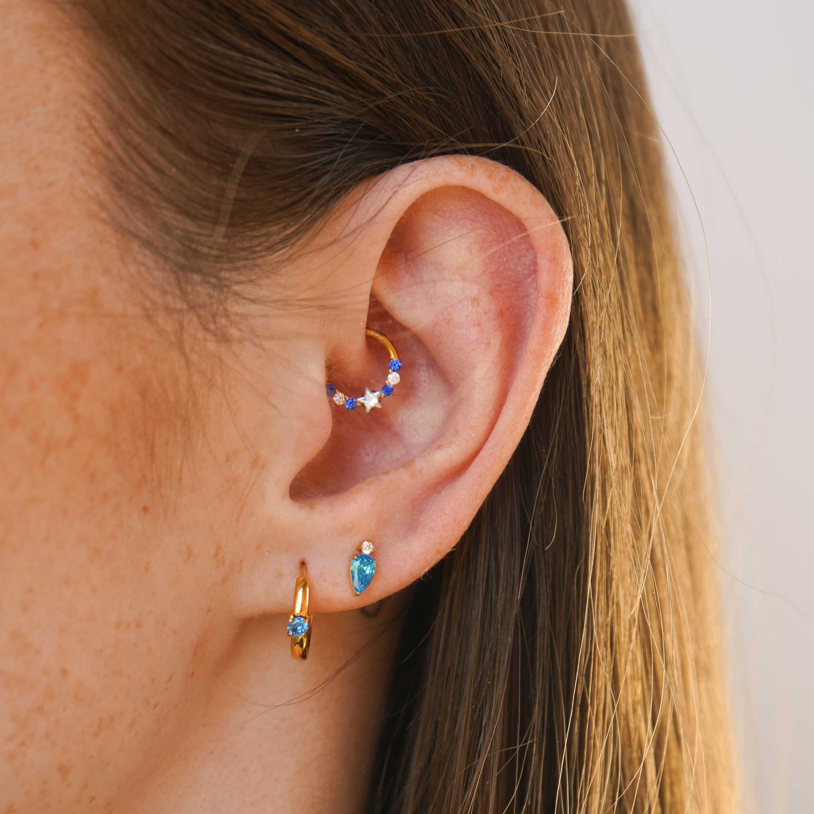 Starfall Daith Hoop